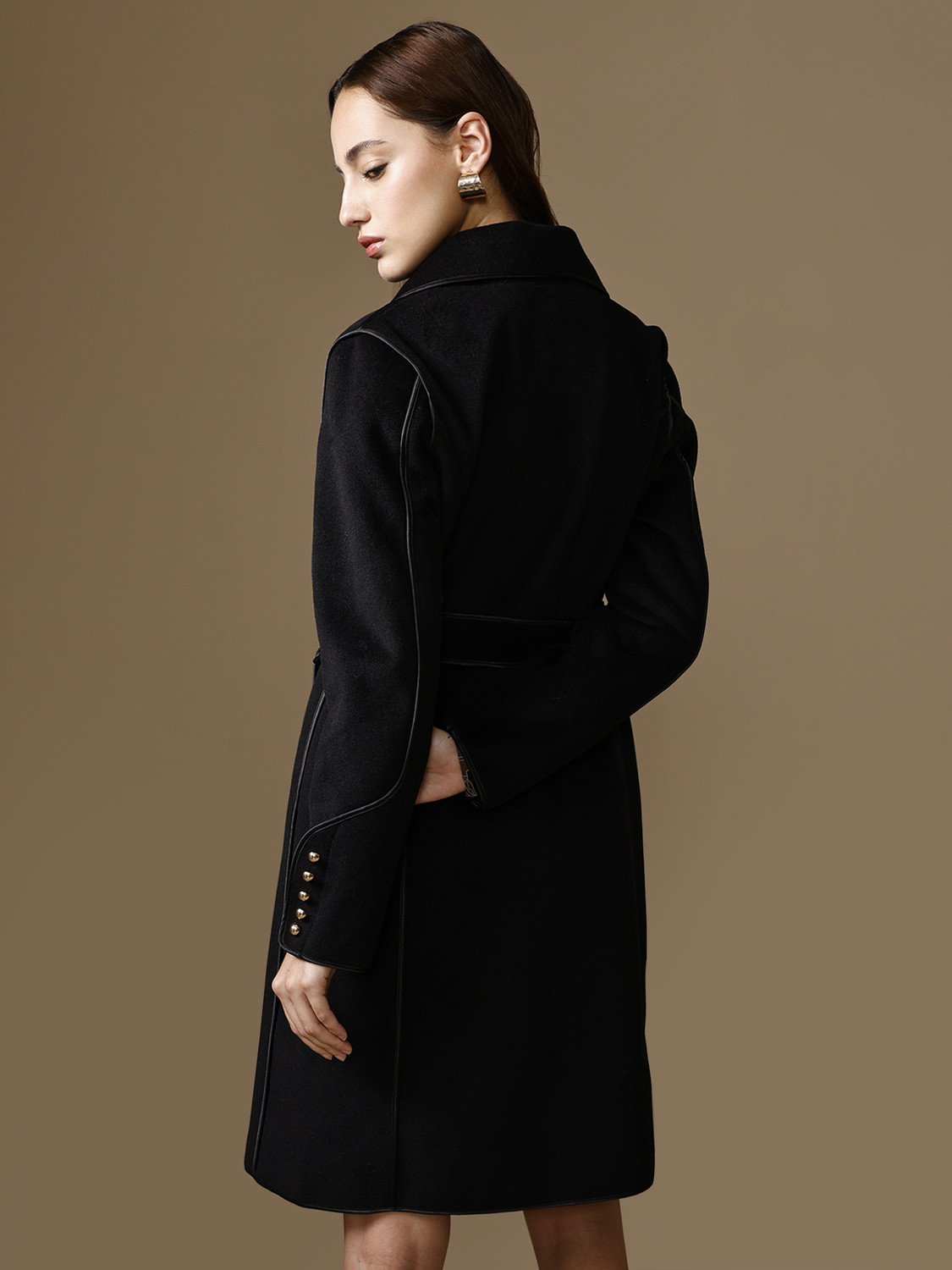 Image of KAZO Knitted Solid Coat