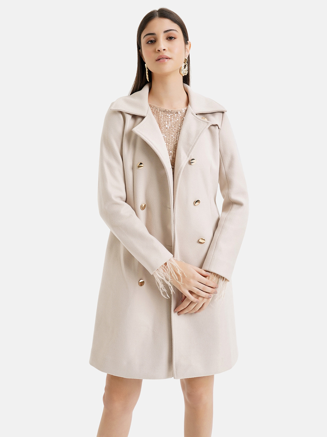 Image of KAZO Wool Solid Coat