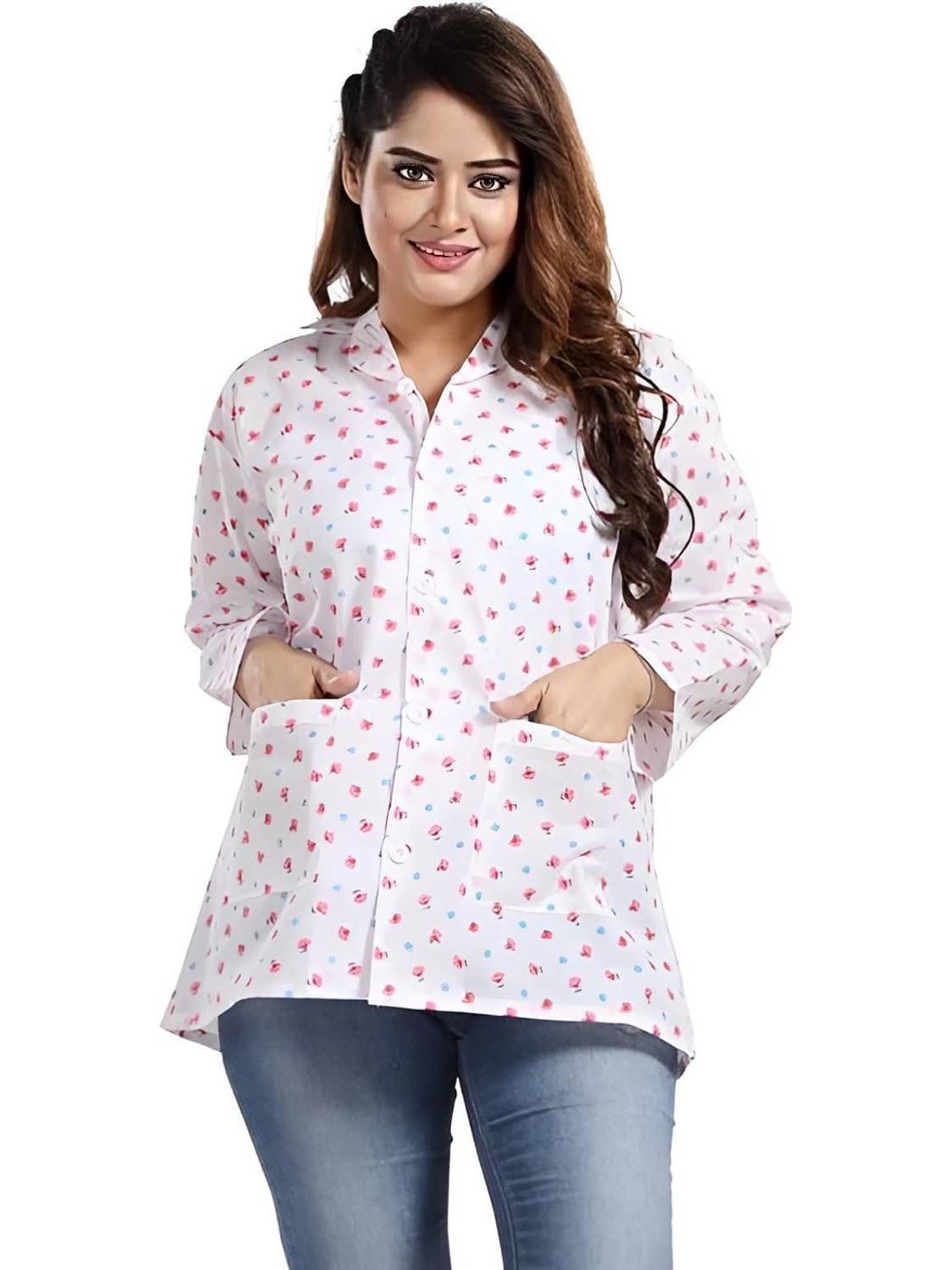 FineThreads COTTON Printed Coat
