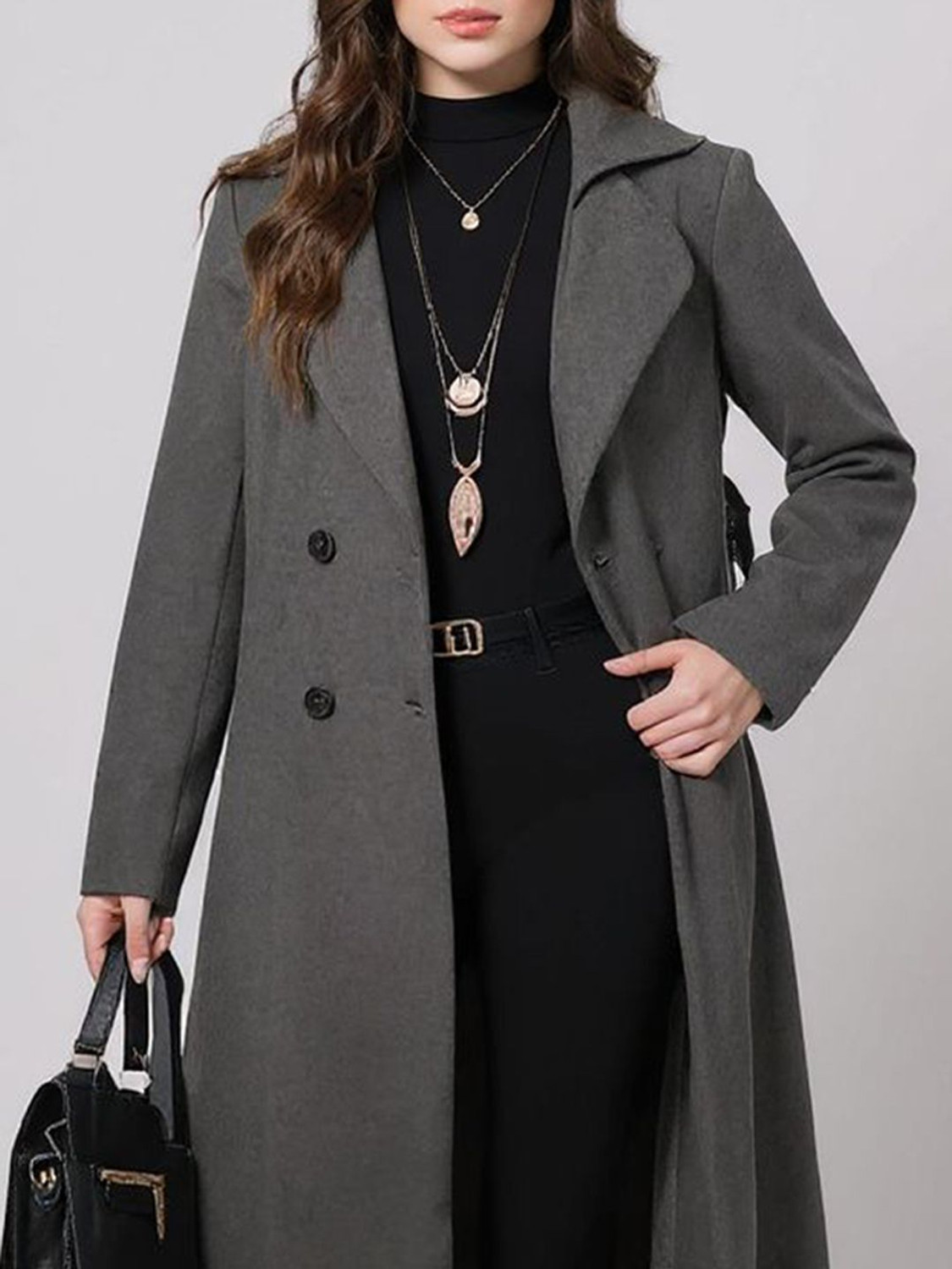 Image of Mast & Harbour Wool Solid Coat