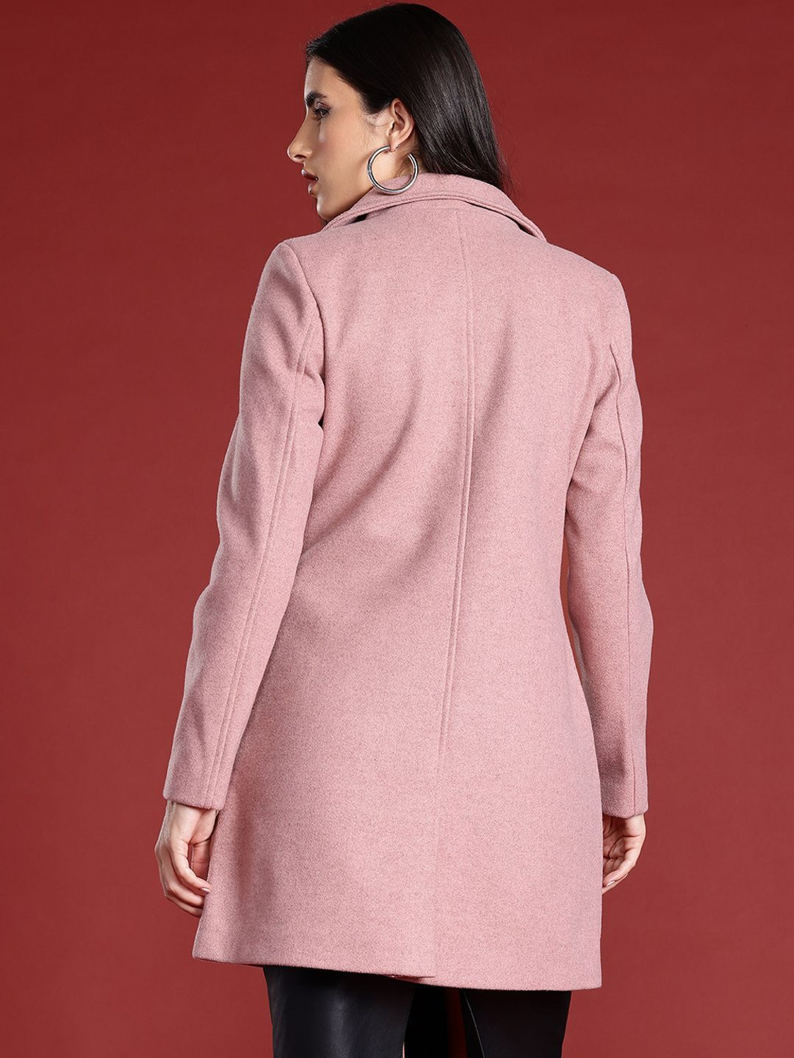 Image of all about you Polyester Solid Coat