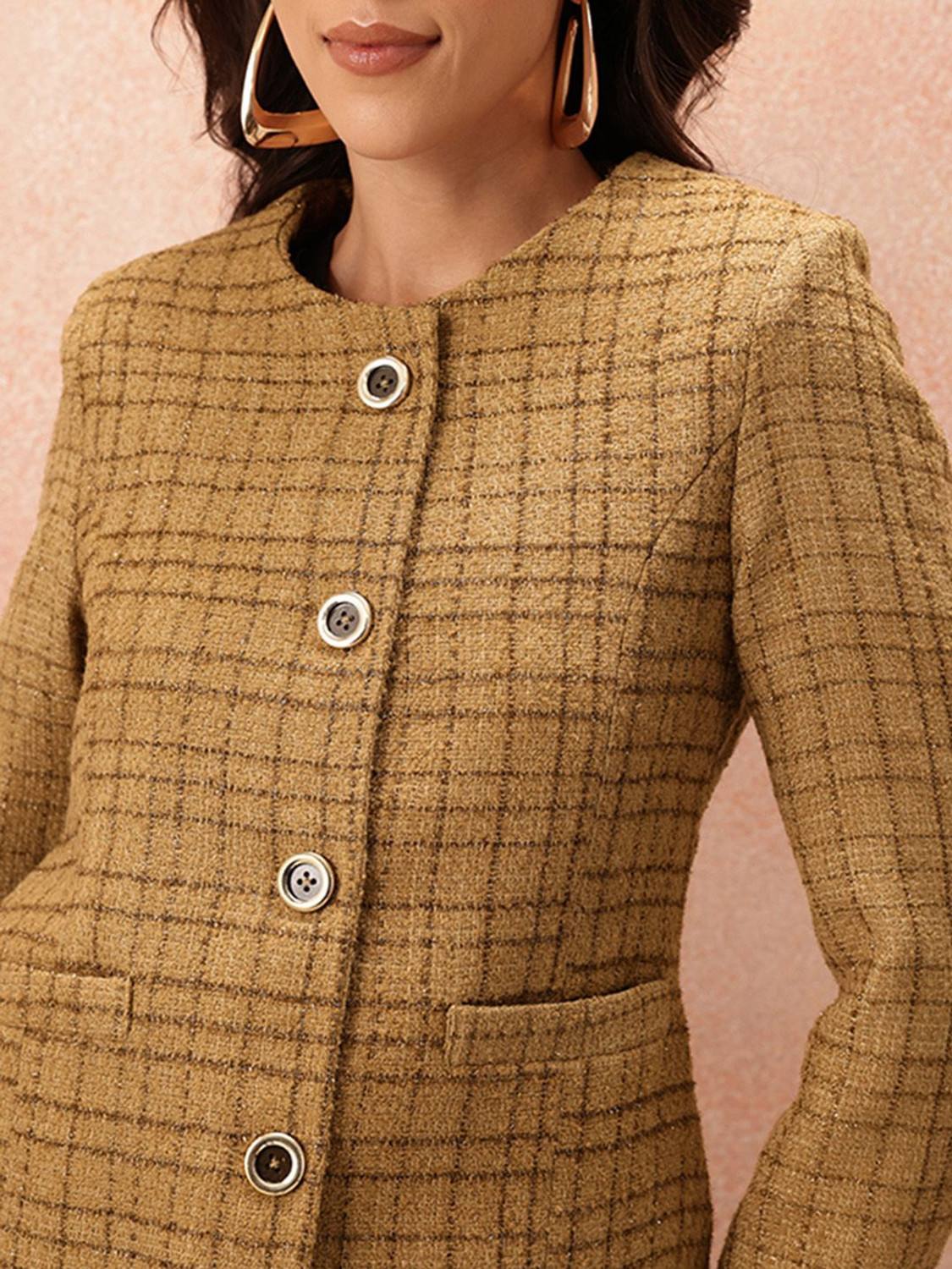 Image of all about you Polyester Coat