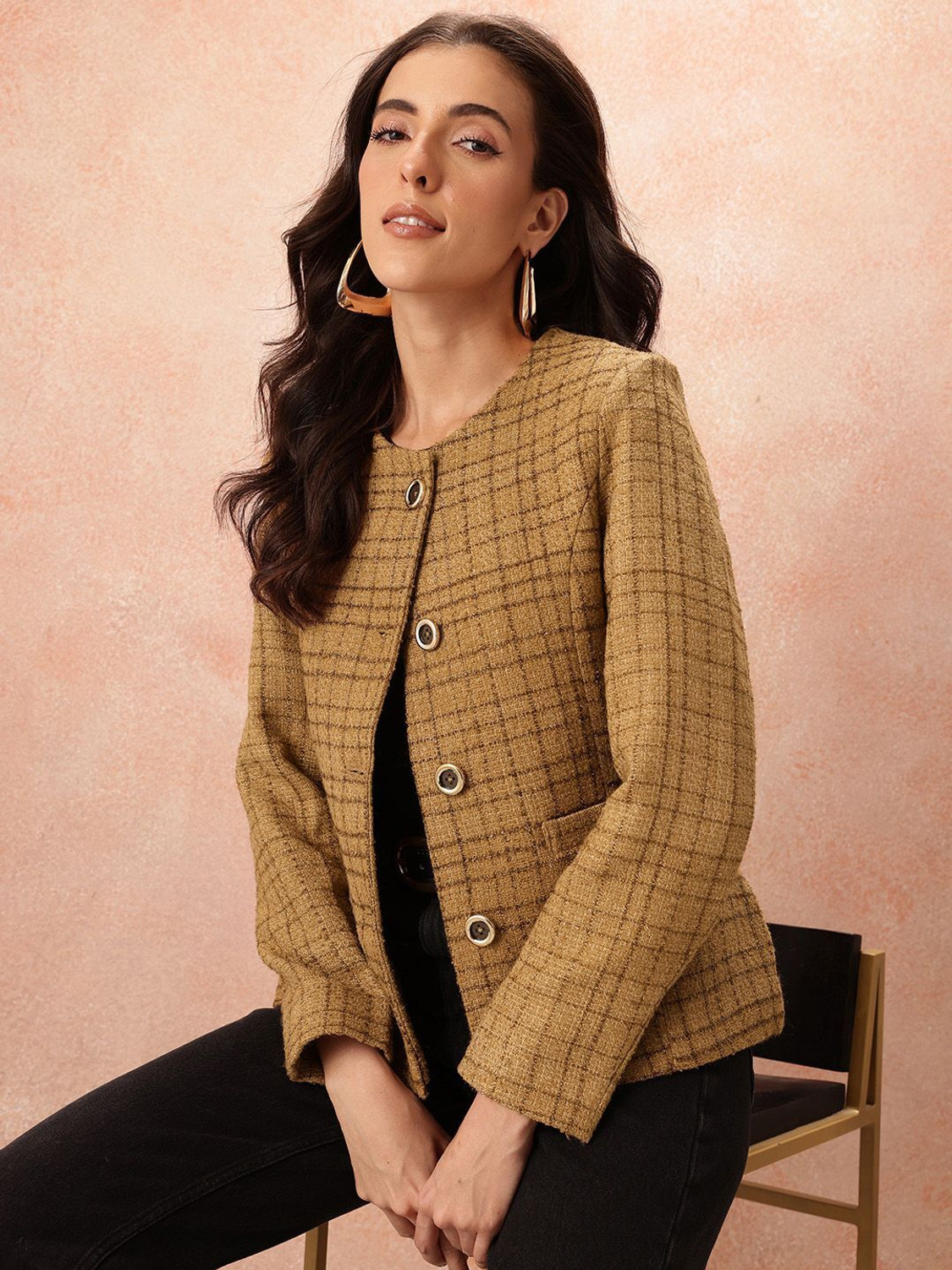 Image of all about you Polyester Coat