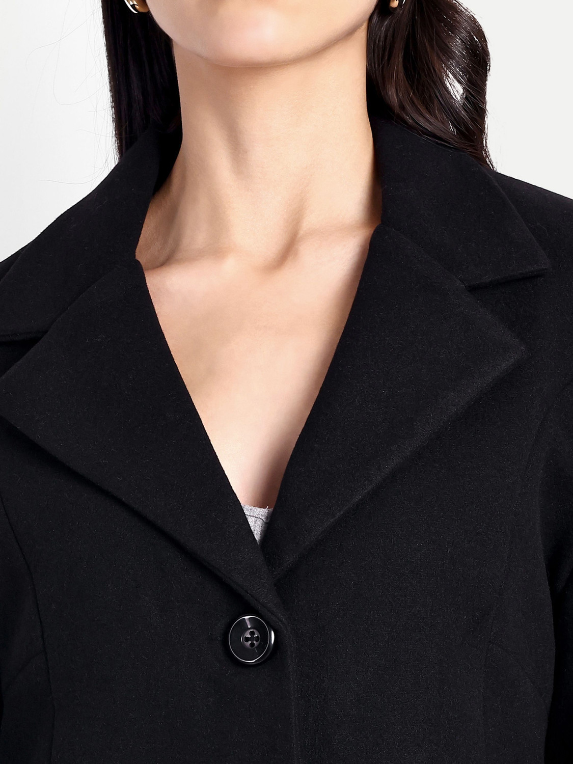 Image of Hautemoda Tweed Solid Coat