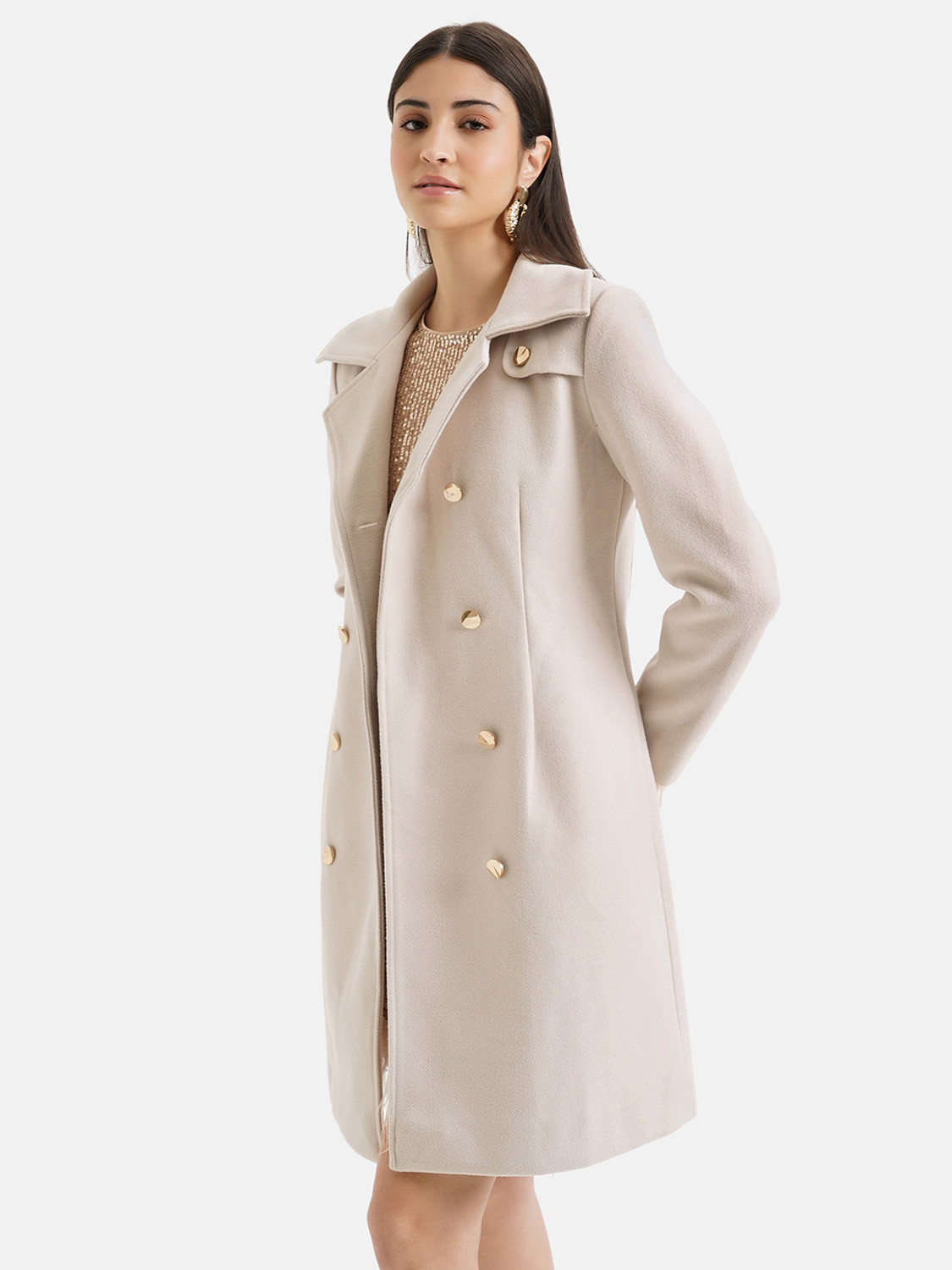 Image of KAZO Wool Solid Coat