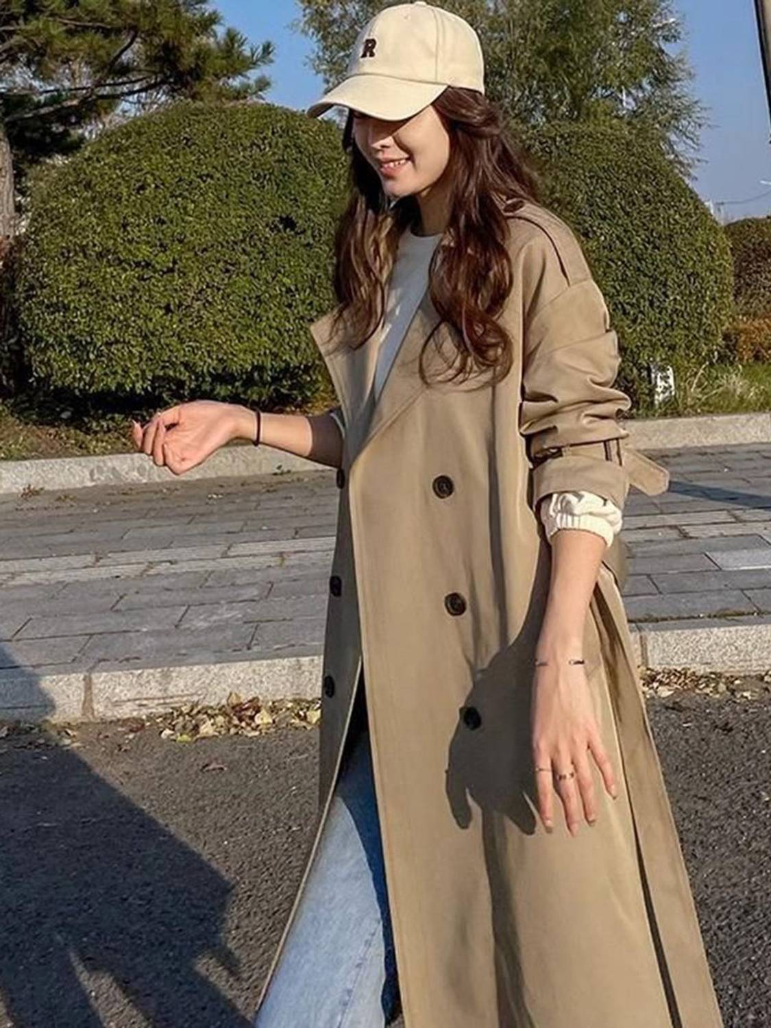 Mast & Harbour Polyester Solid Coat - Image 1