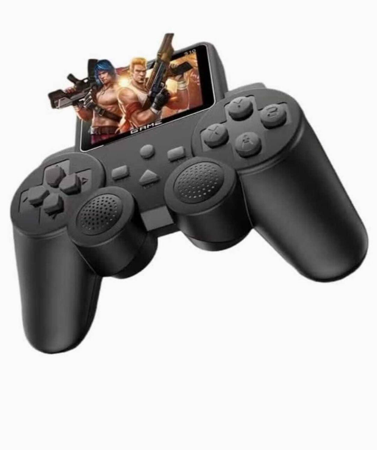 S10 Handheld Game Console: 520 Games & Retro Joystick Black