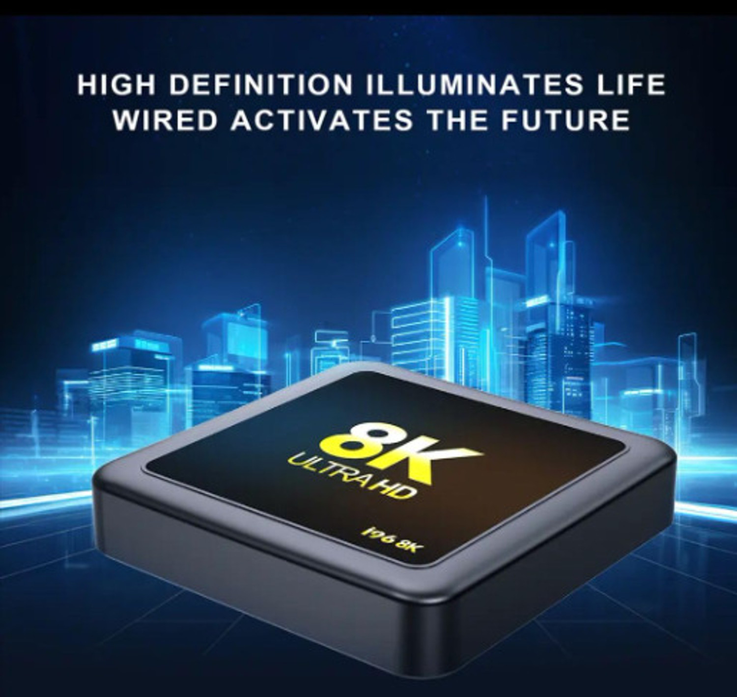 Image of 8K Ultra HD Android TV Box - Fast Streaming with Voice Remote Academy Edition with Expansion Pack Only