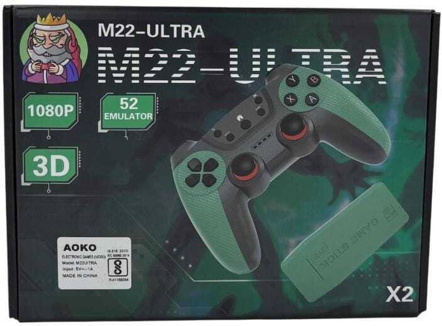 M22 Ultra Retro Console | 30,000+ Games | 64GB | Wireless Gamepad Special Edition