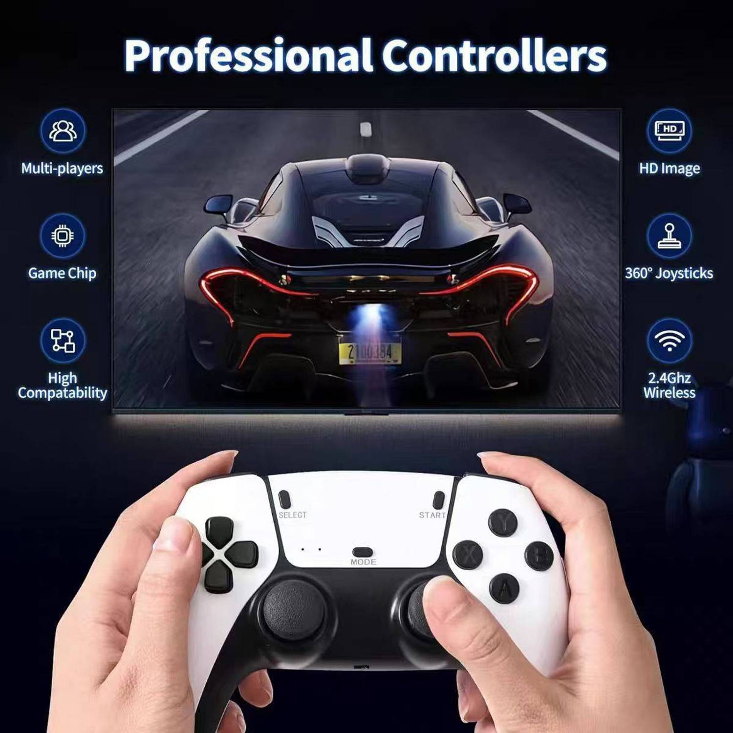 M15 4K Game Console Stick with Dual Controllers - Image 5