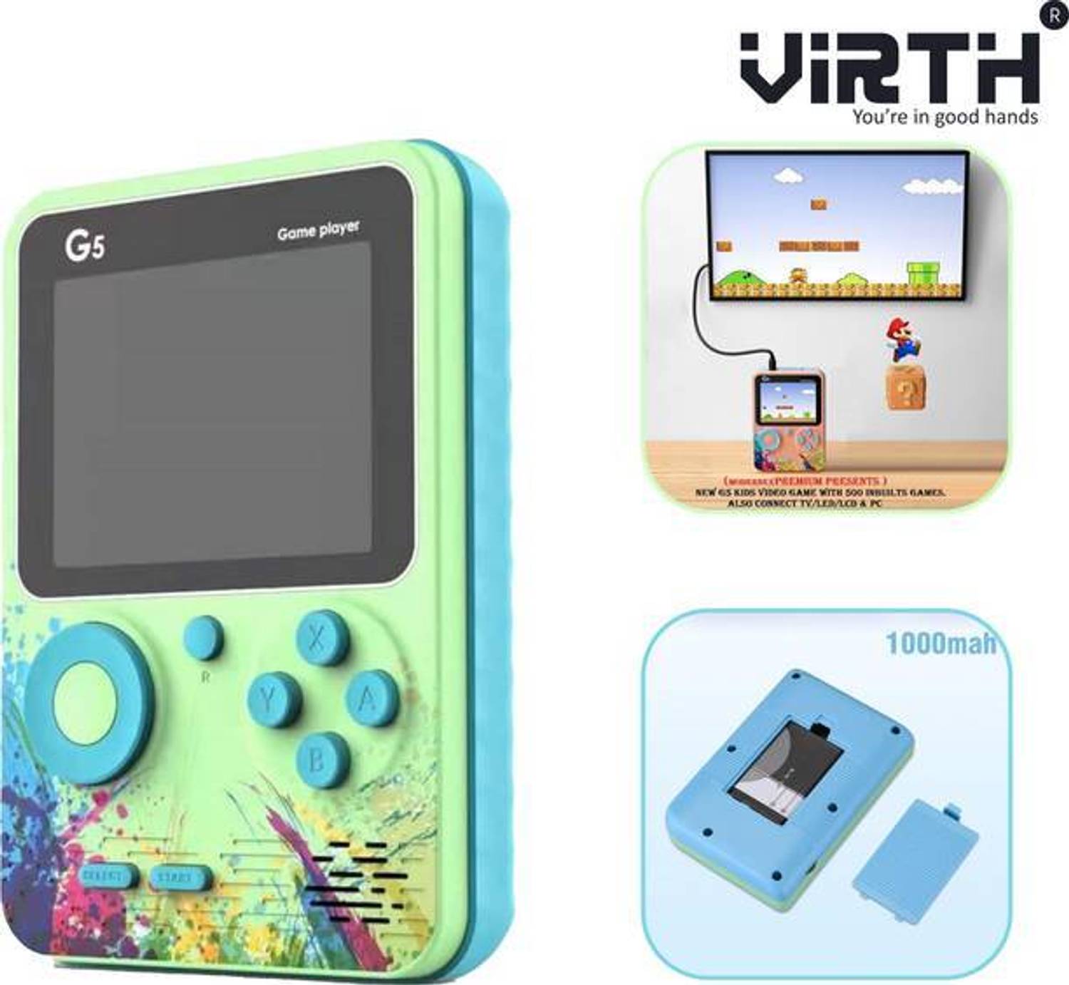 G5 video game for kids with 10000+ classic inbuilt video Games_101 2014 Edition with Game and Expansion Pack