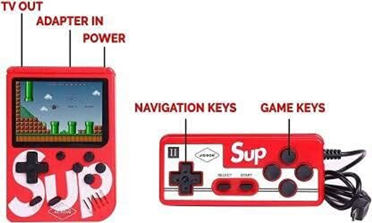 Image of Box 400 in One Handheld Game Console With Remote Controlle 10th Anniversary Edition