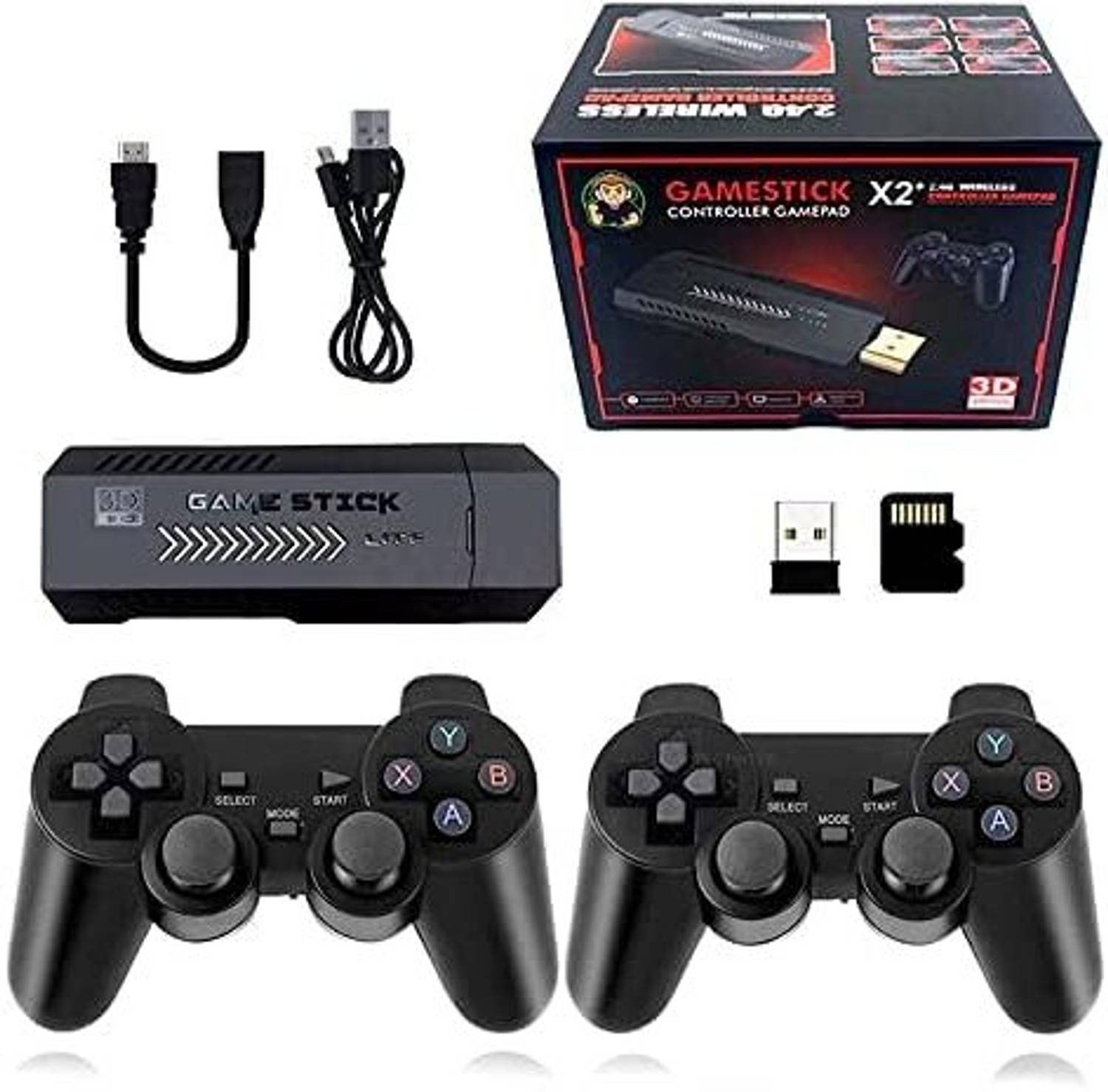 3D Game Stick Console with Dual Wireless Controllers - Image 4