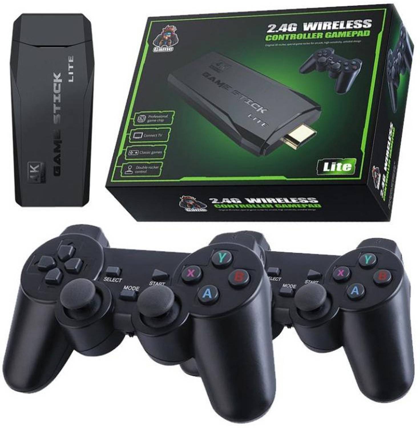 2.4g Gamepad Wireless Controller USB Built-in 3000 Classic Console 25th Anniversary Edition
