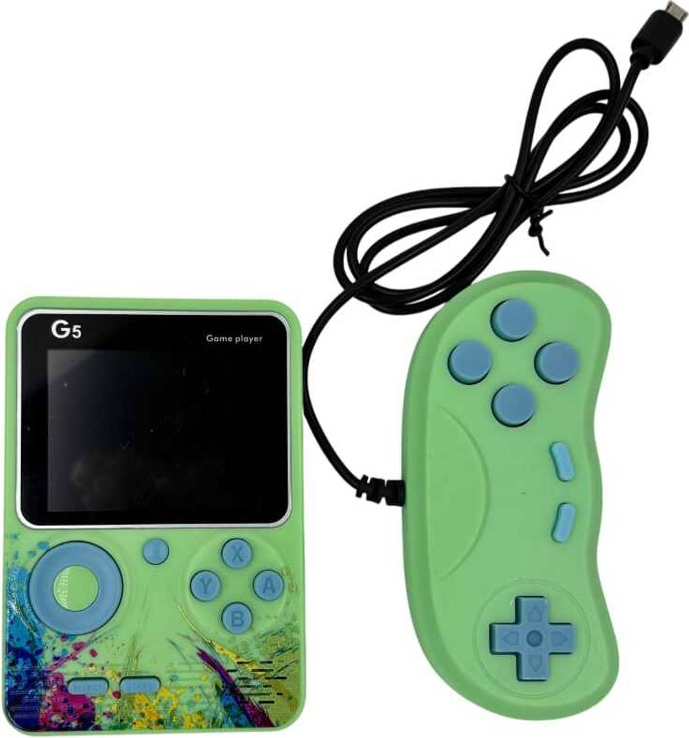 G5 With Gamepad Retro Handheld Gaming Console - 500in1 Retro Games (Multicolor) Special Edition