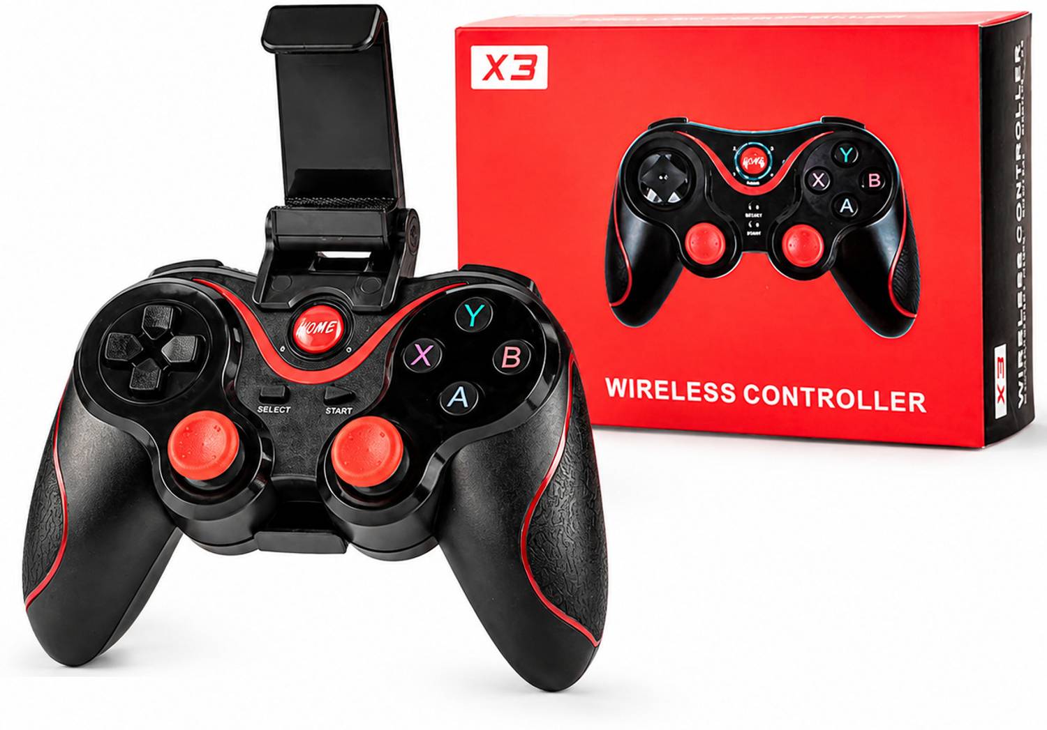 X3 Wireless Portable Bluetooth Gaming Controller for Android Smartphones Premium Edition