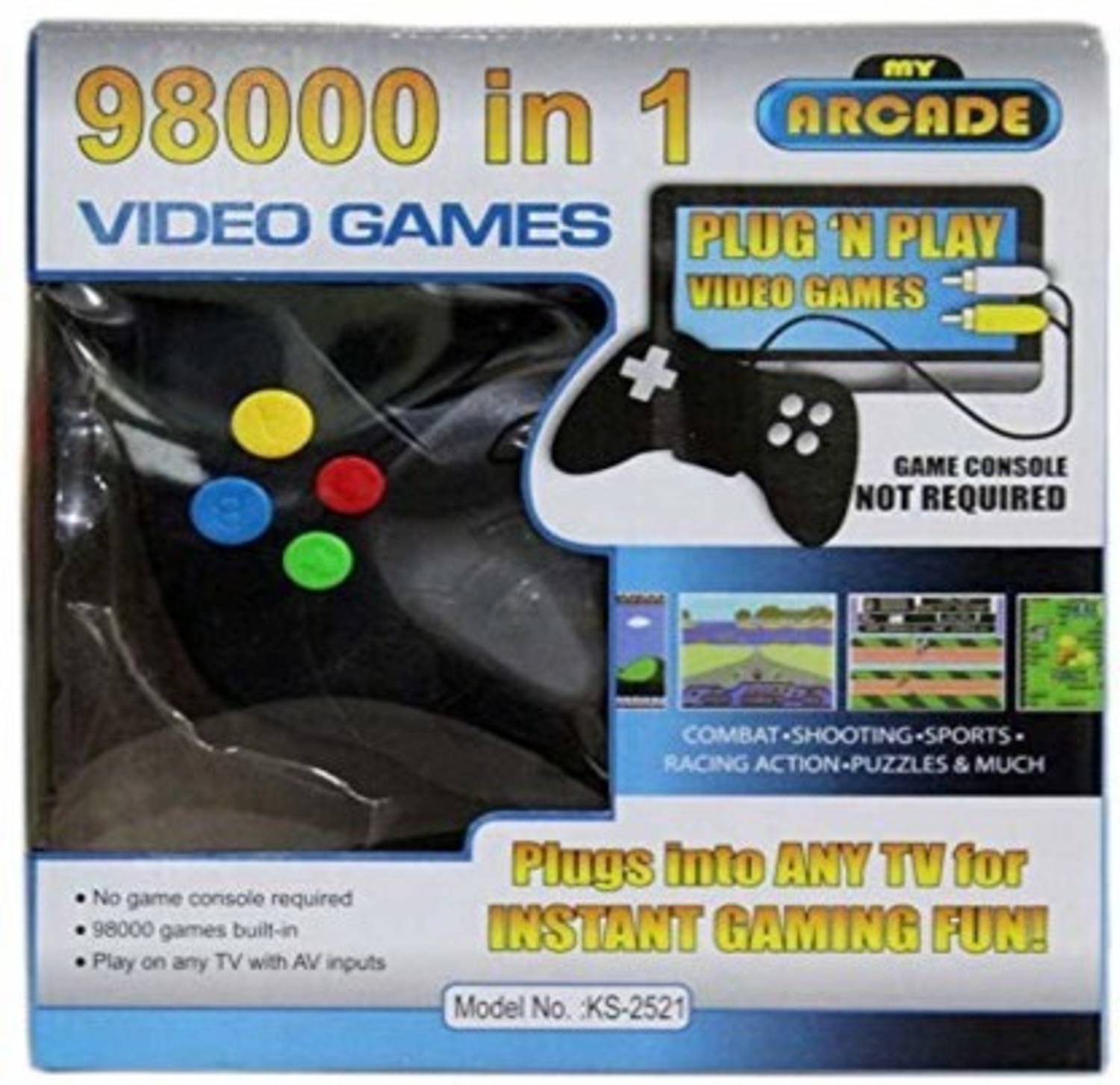 98000 Game IN 1 Video Game Pad Built In TV LED Game Direct AV Inputs Special Edition