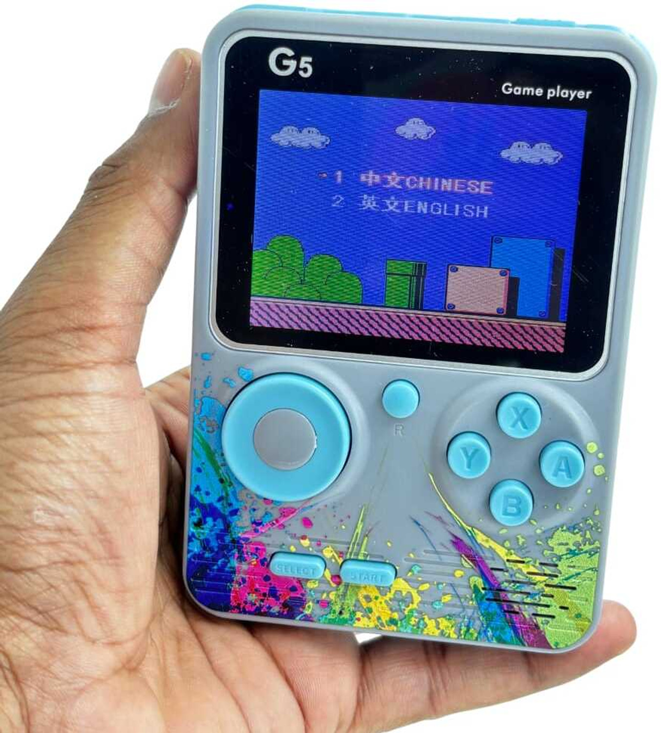 Image of G5 With Gamepad Retro Handheld Gaming Console - 500in1 Retro Games (Multicolor) Special Edition