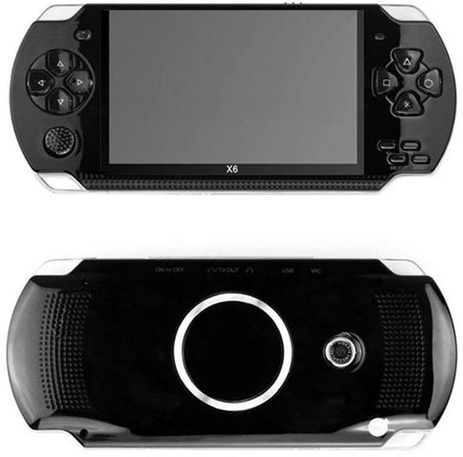 Image of X6 PSP Handheld Game Console with Super Mario, Tekken 3 and Many More Games Limited Edition