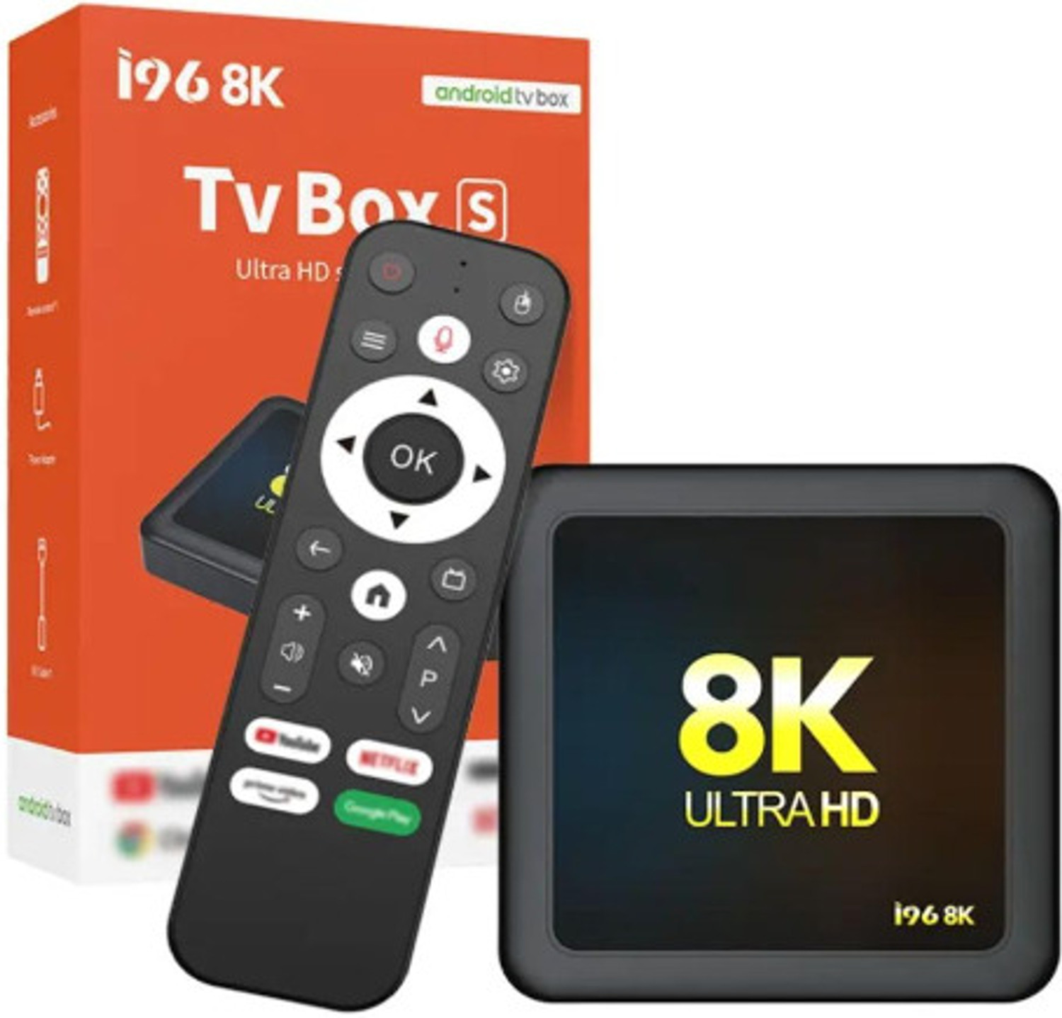 Image of 8K Ultra HD Android TV Box - Fast Streaming with Voice Remote Academy Edition with Expansion Pack Only
