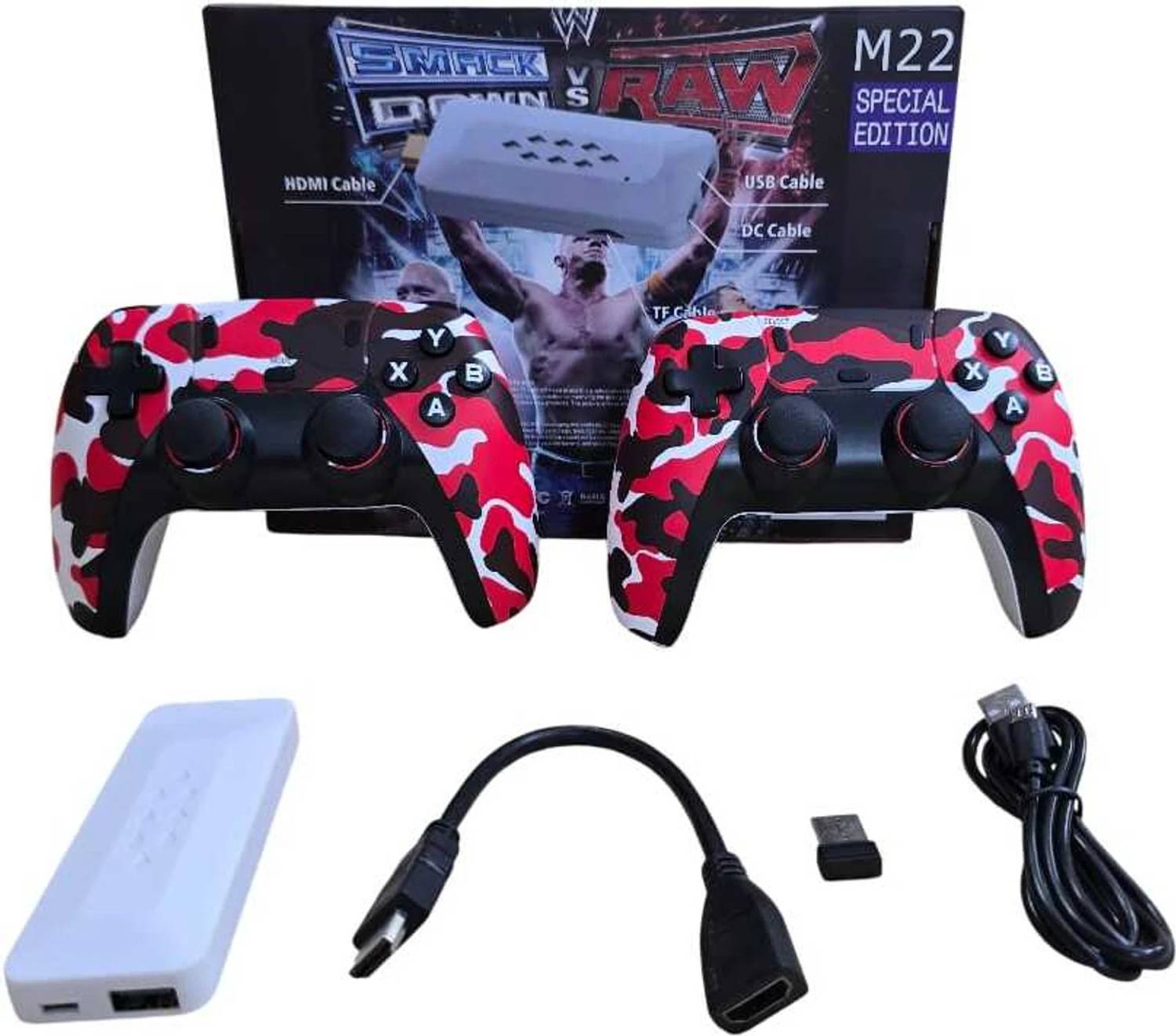 M22 Retro Game Stick | 30000+ Games | 45+ Emulators | 1080P HD | Two Controllers Special Edition
