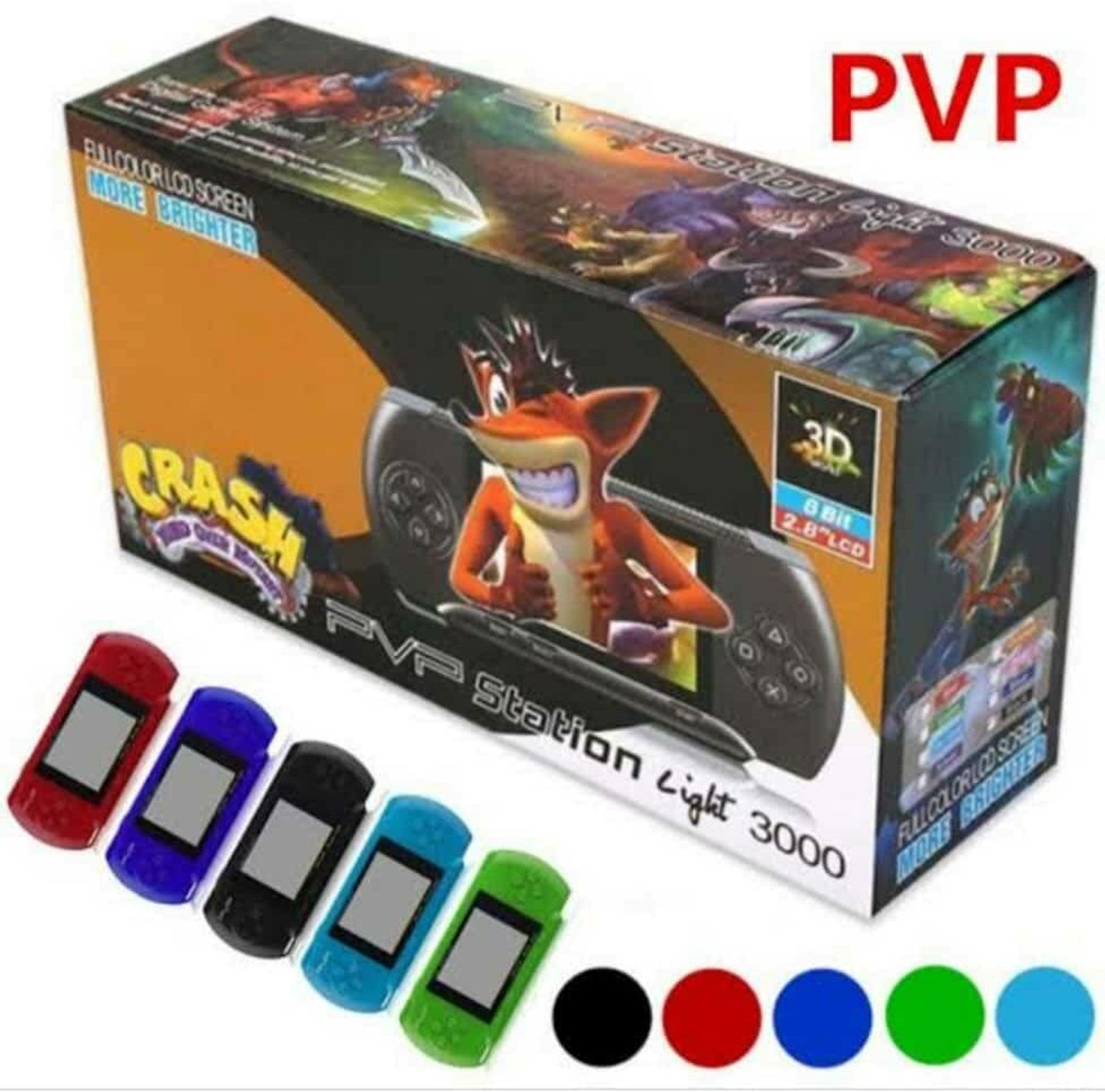 Image of TBON Red pvp gaming console handheld console 8 bit video game Black Edition