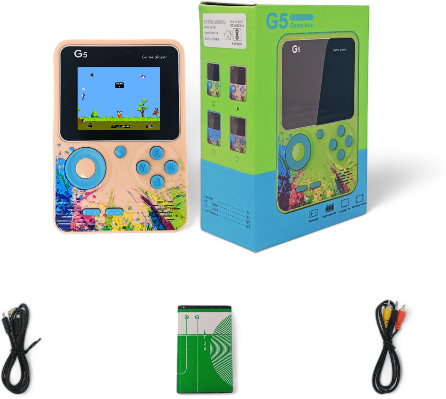 Image of FANSEEKART G5 Sup Game Box 500 In 1 Colorful Handheld Mini Retro for kids T2 Limited Edition