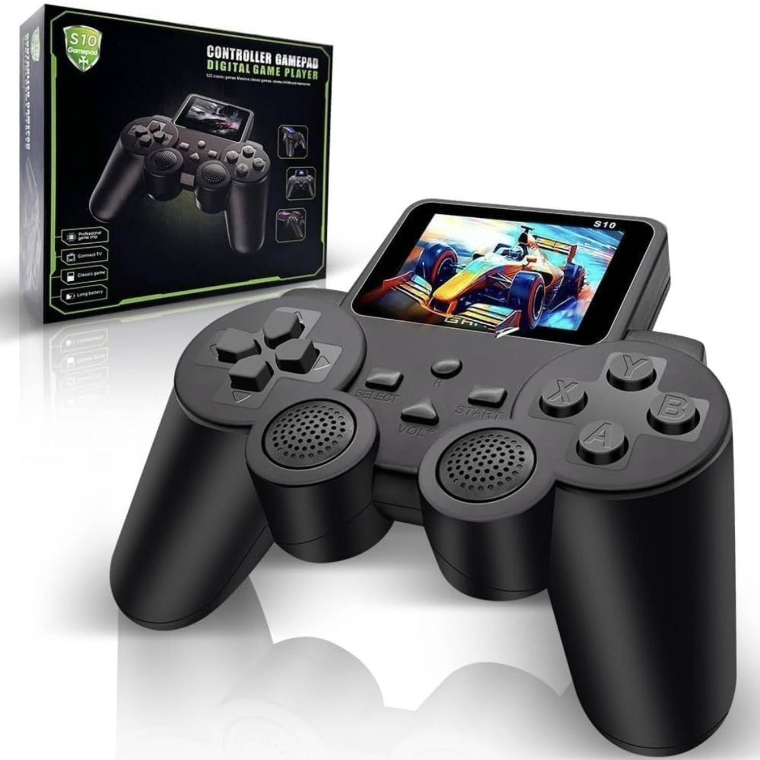 Snuggle Boxes S10 Retro Handheld Game Console 520 in 1,Ideal Gift for Kids Adult Deluxe Edition