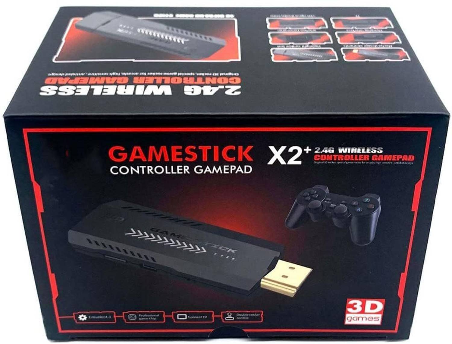 3D Game Stick Console with Dual Wireless Controllers - Image 1