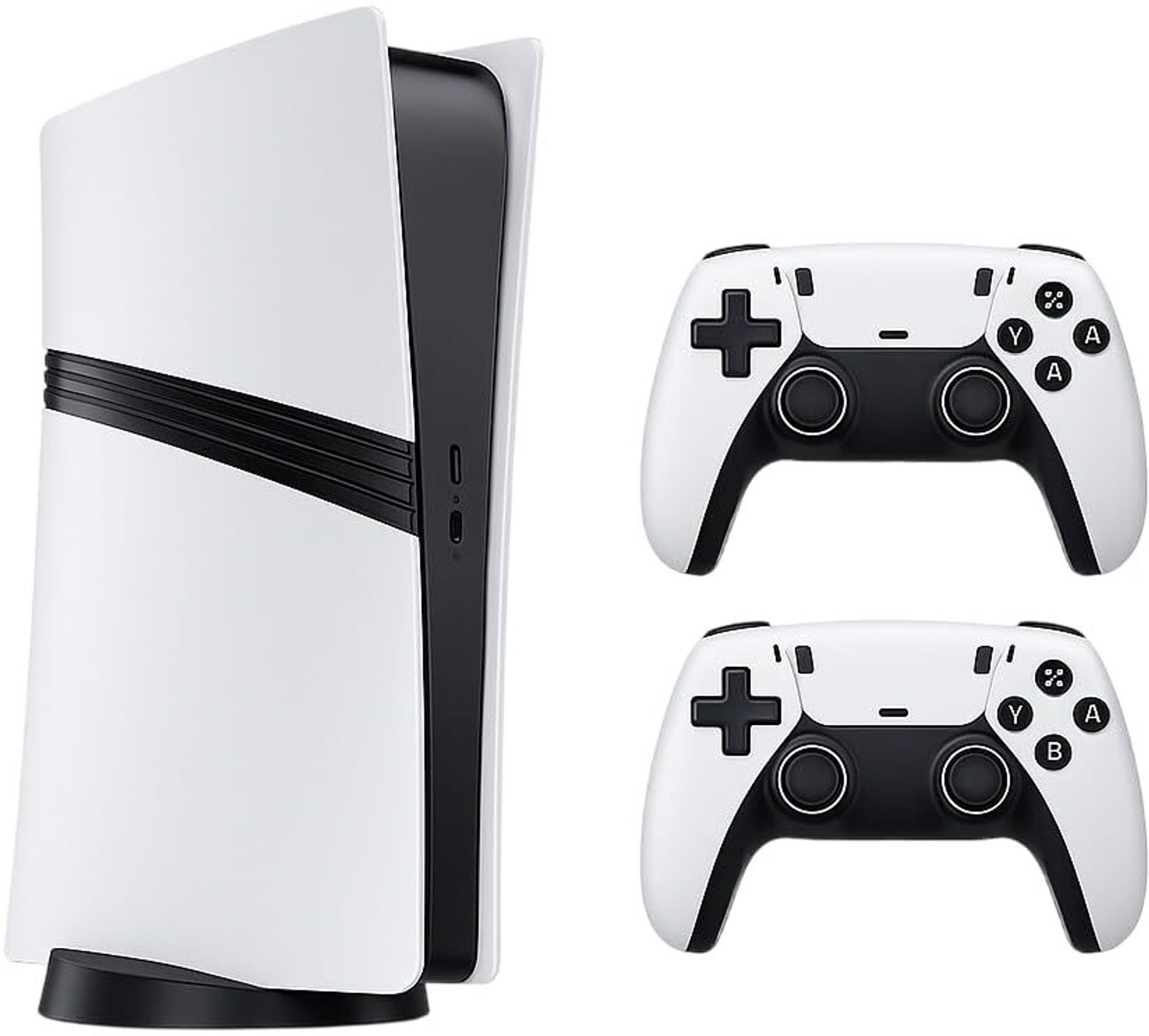 Image of SHAILRON GS5 Classic TV Video Console with 30000 Game Bluetooth Gamepad