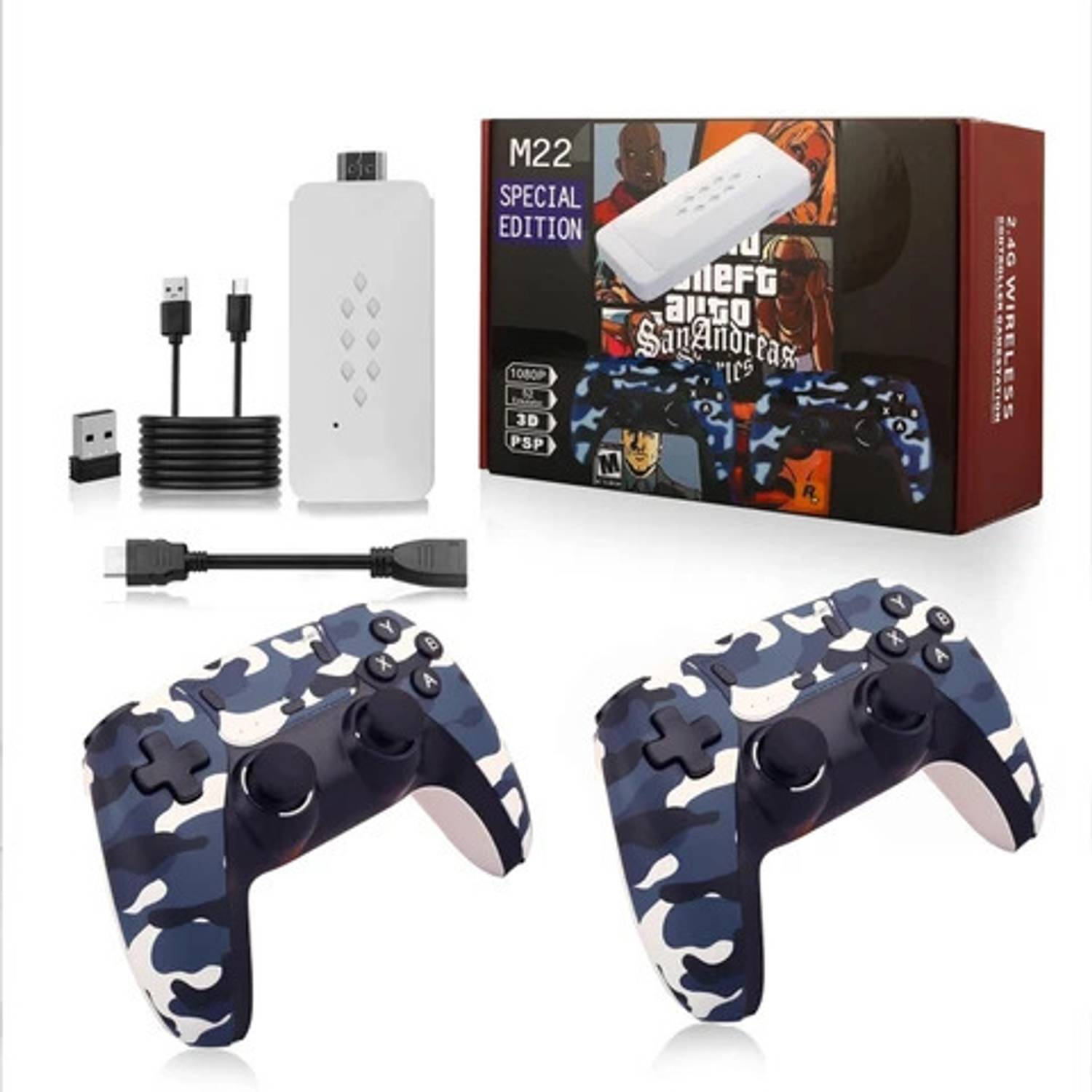 M22 Special Edition Game Console Wireless Controller 52 Emulators 30,000+ Games Limited Edition