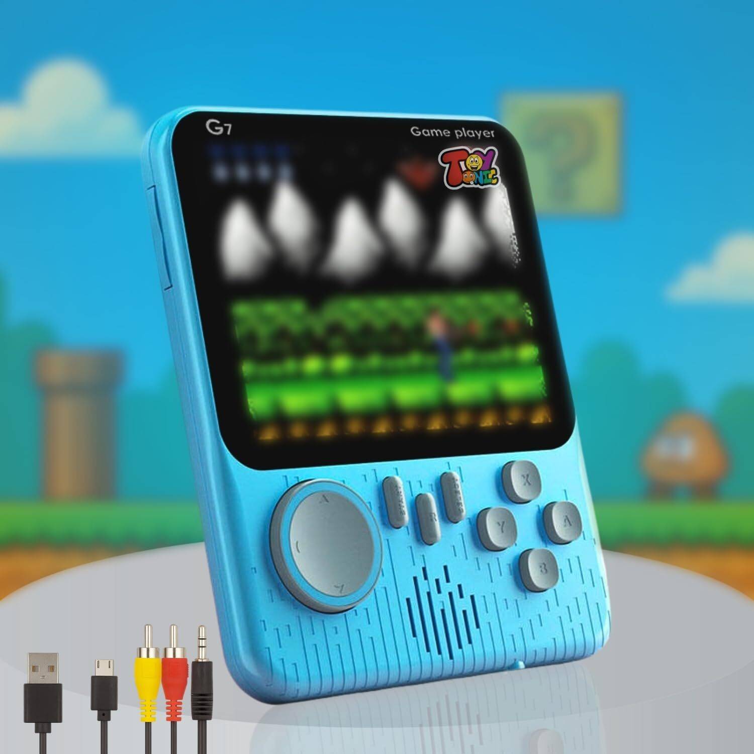 G7 Handheld Game Console 666 In 1 Preloaded Games Rechargeable