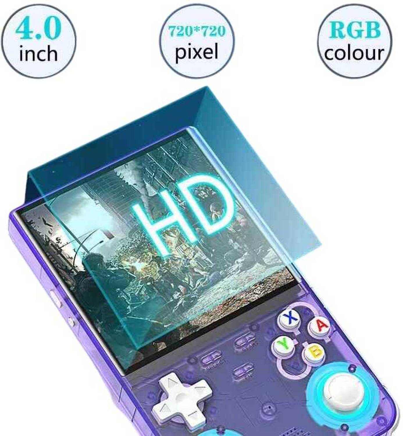 R36 Ultra Retro Handheld Game Console 3000mAh Rechargeable 4.0