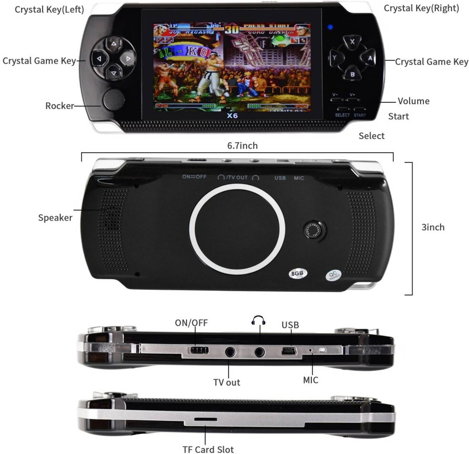 ｐｓｐ Pelupa PSP Video Game With Pokemon, Super Mario, Tekken 3 and Many
