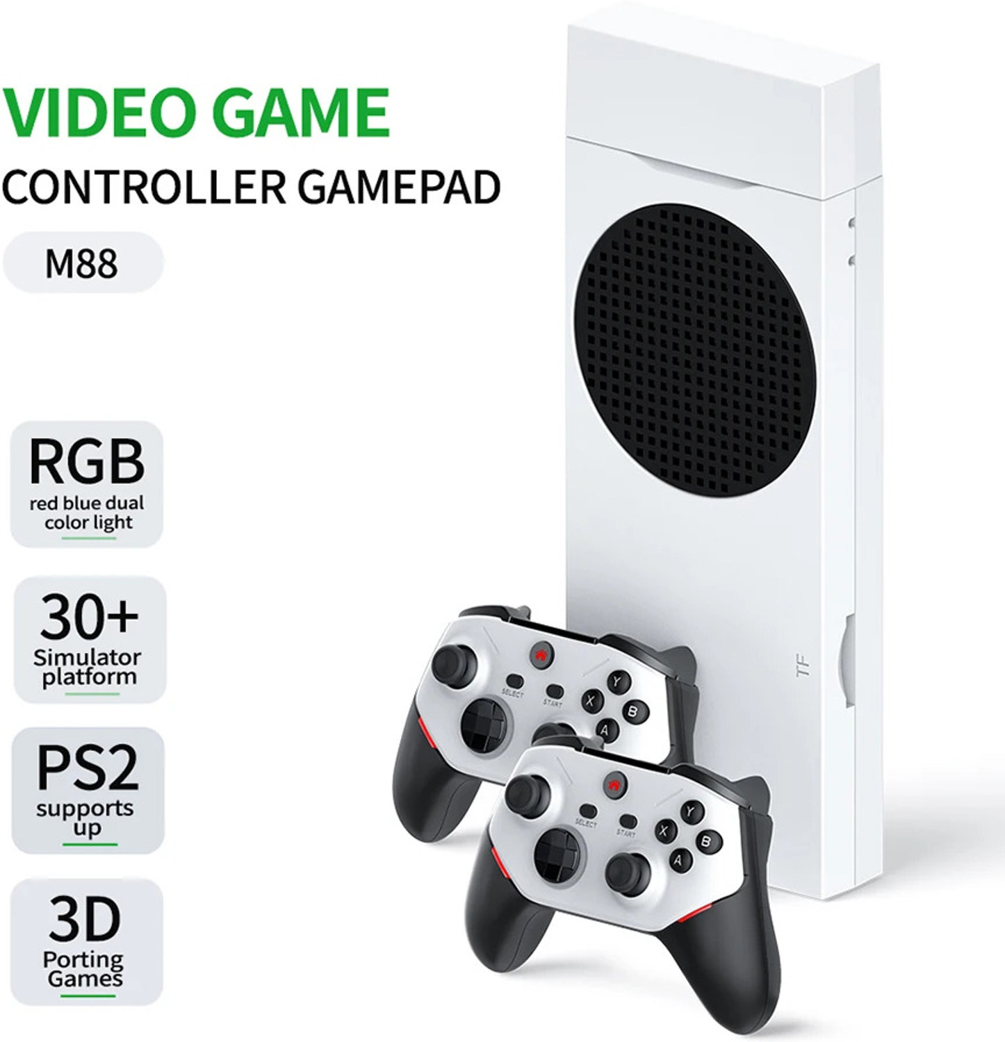 Image of M88 Game Stick 4K HDMI Console with 20000+ Retro Games , 30+ Emulators Limited Edition