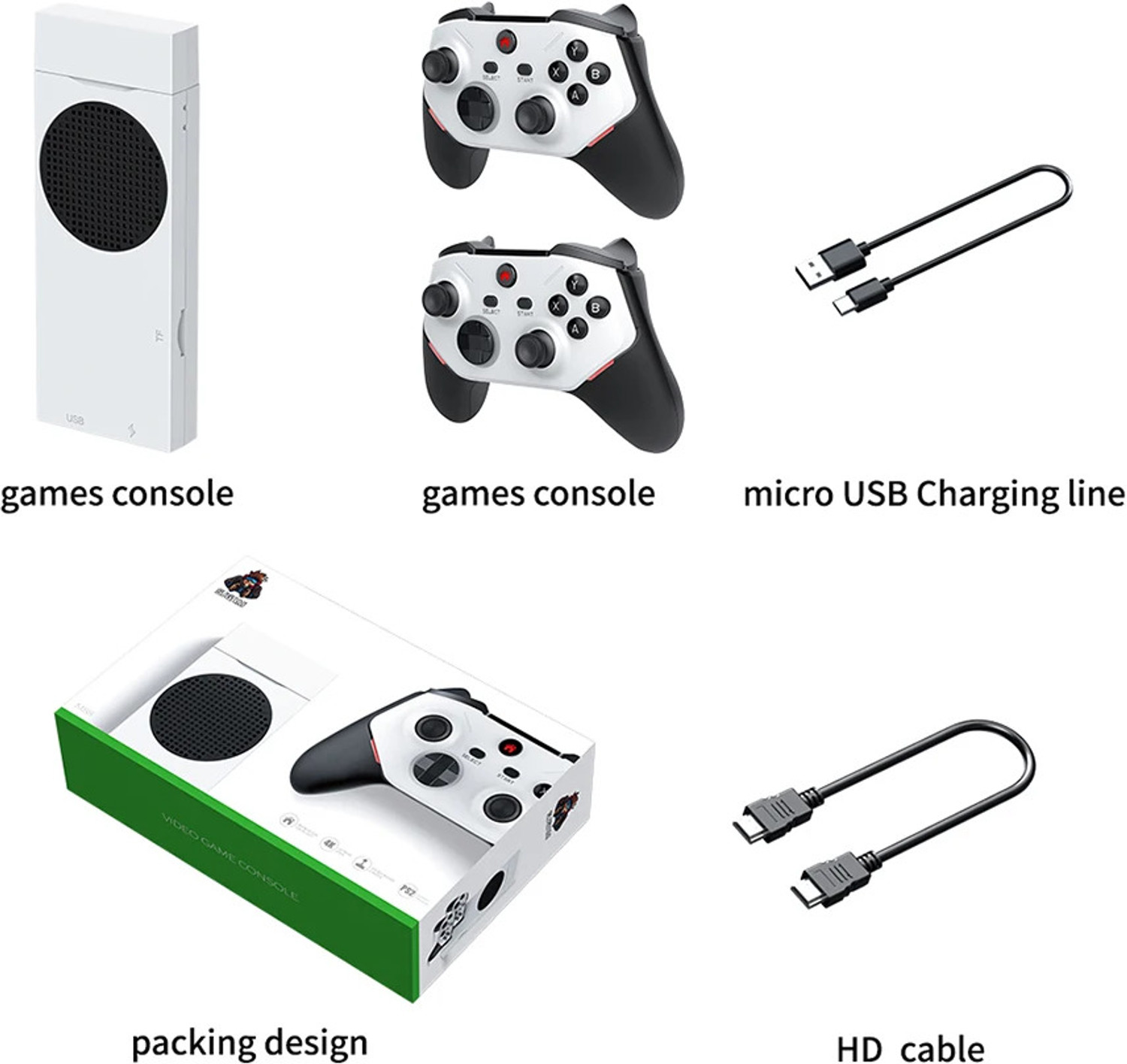 Image of M88 Game Stick 4K HDMI Console with 20000+ Retro Games , 30+ Emulators Limited Edition