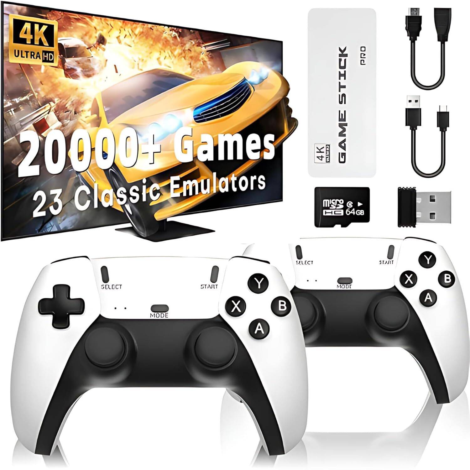 4K Pro Stick Retro Video Game Console Limited Edition