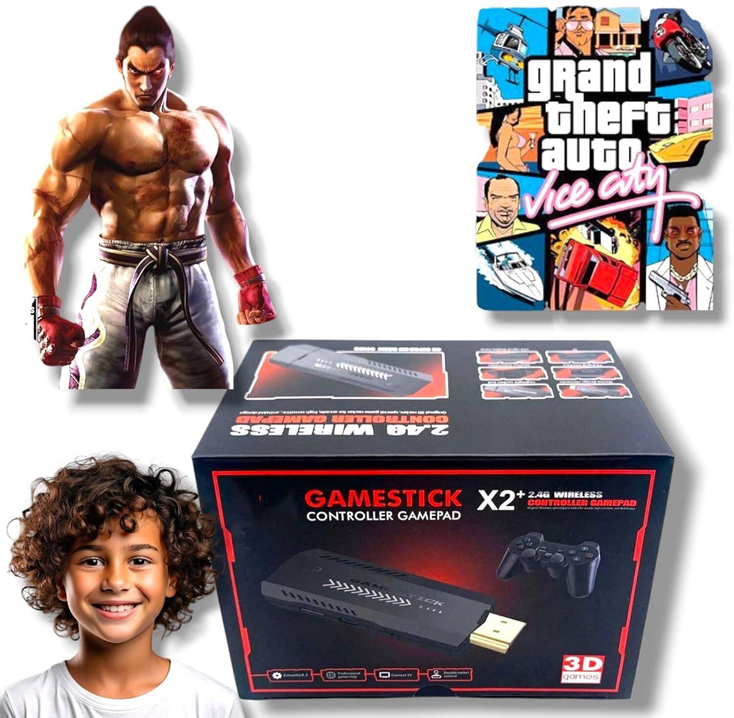 3D Game Stick Console with Dual Wireless Controllers - Image 5
