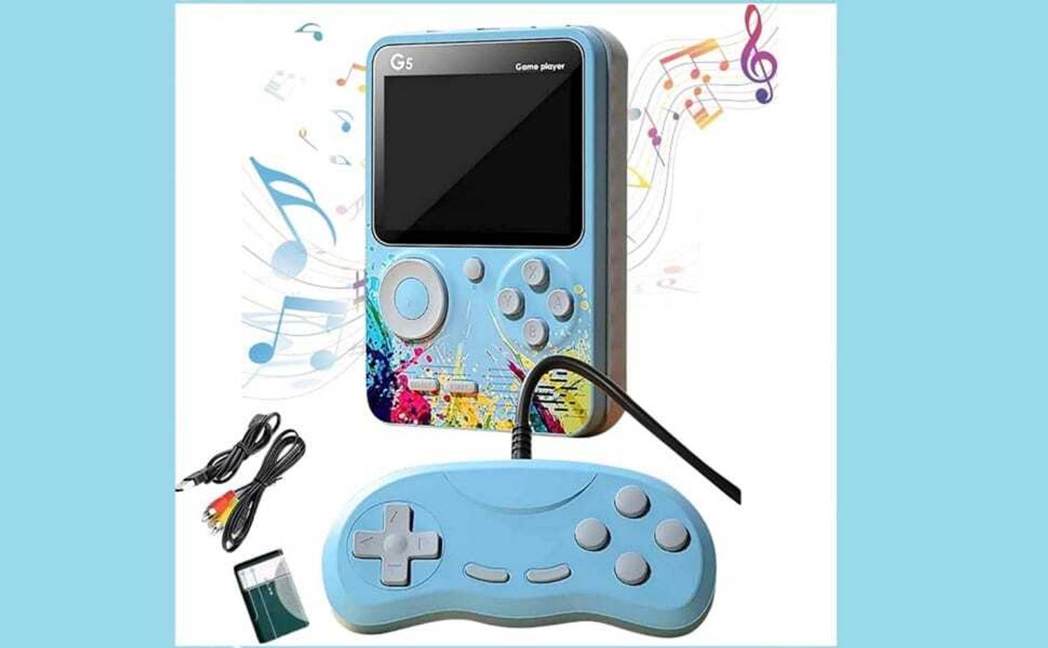 G5 Retro Arcade Connect TV Two Player Classic Handheld Game Console(Randomcolor) Special Edition