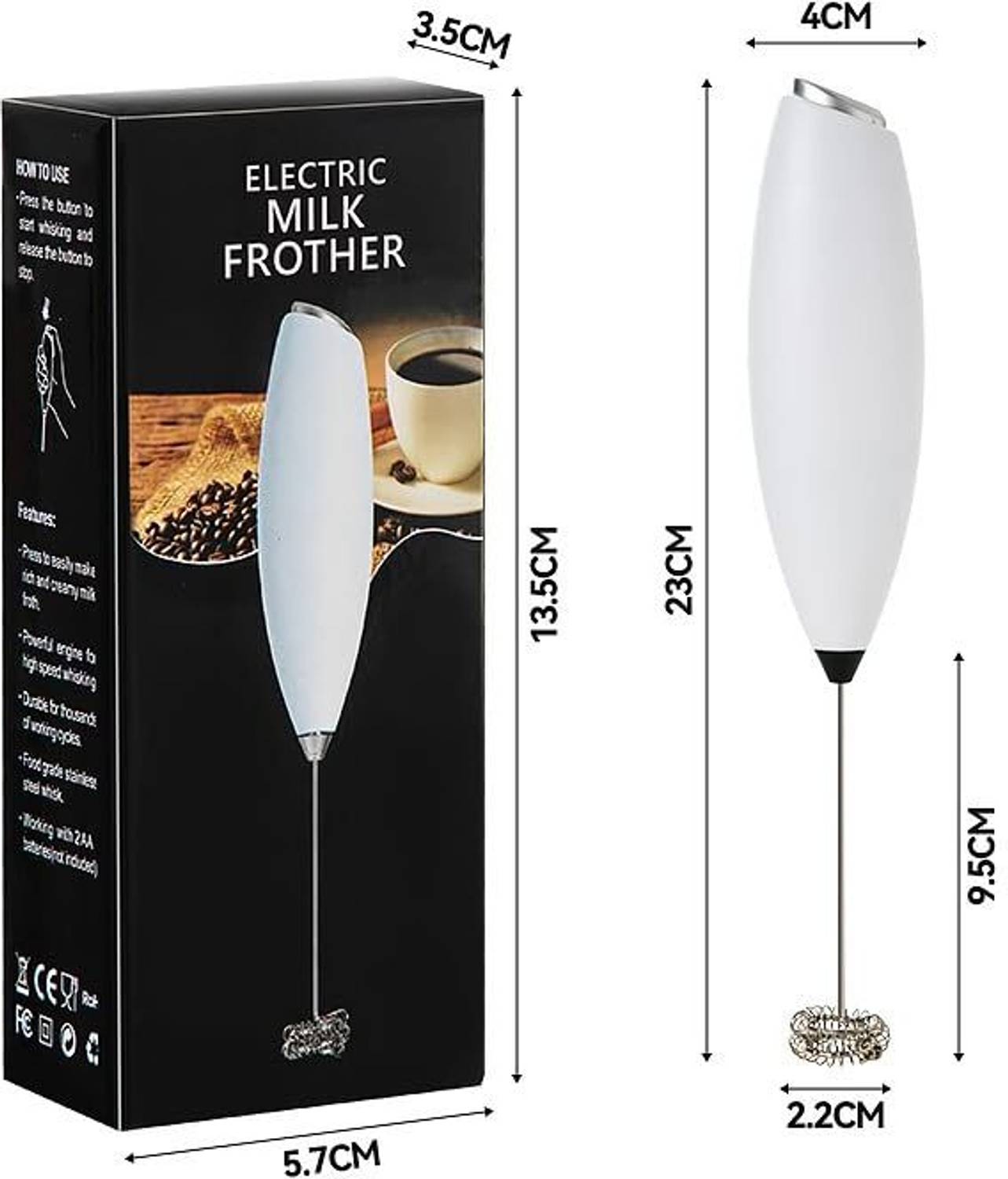 HIKIN Handheld Electric Milk Frother MF2 - Image 2