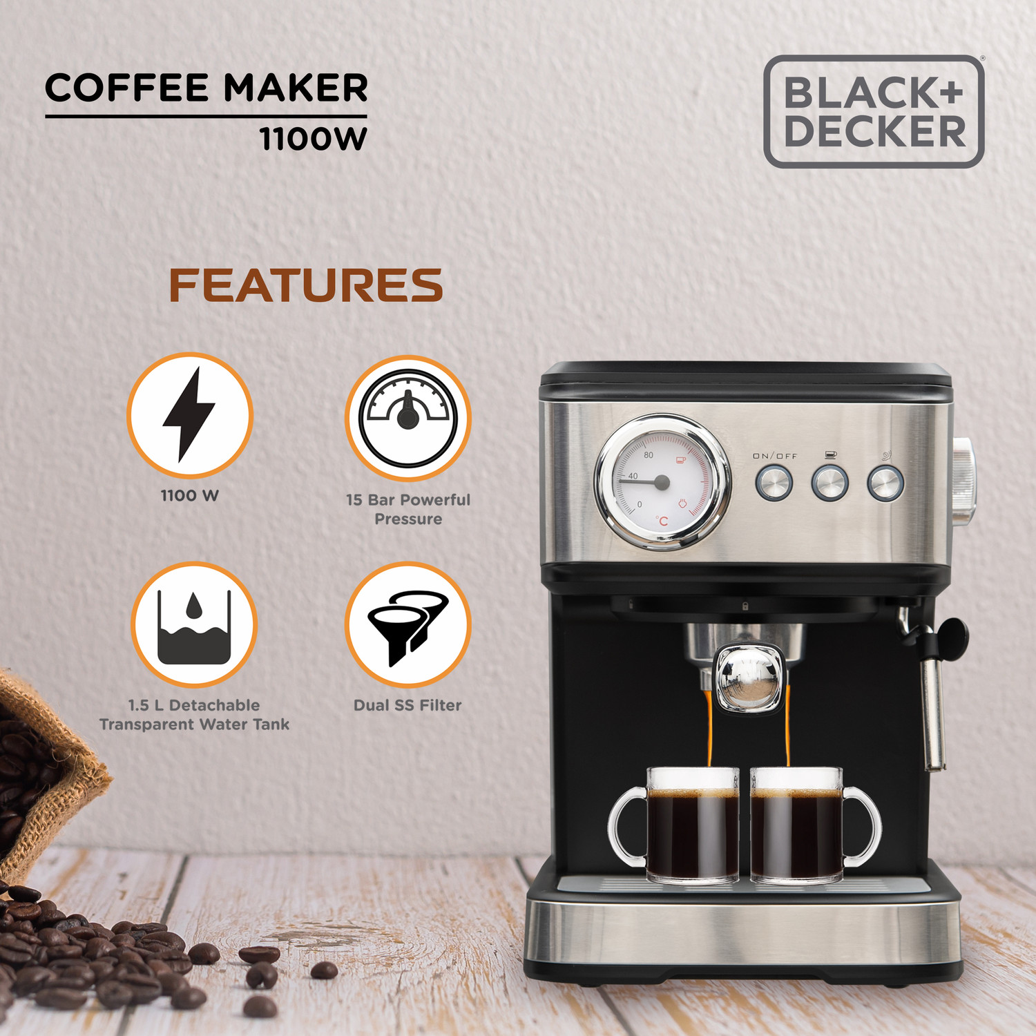 Image of Black & Decker 16002410 10 Cups Coffee Maker