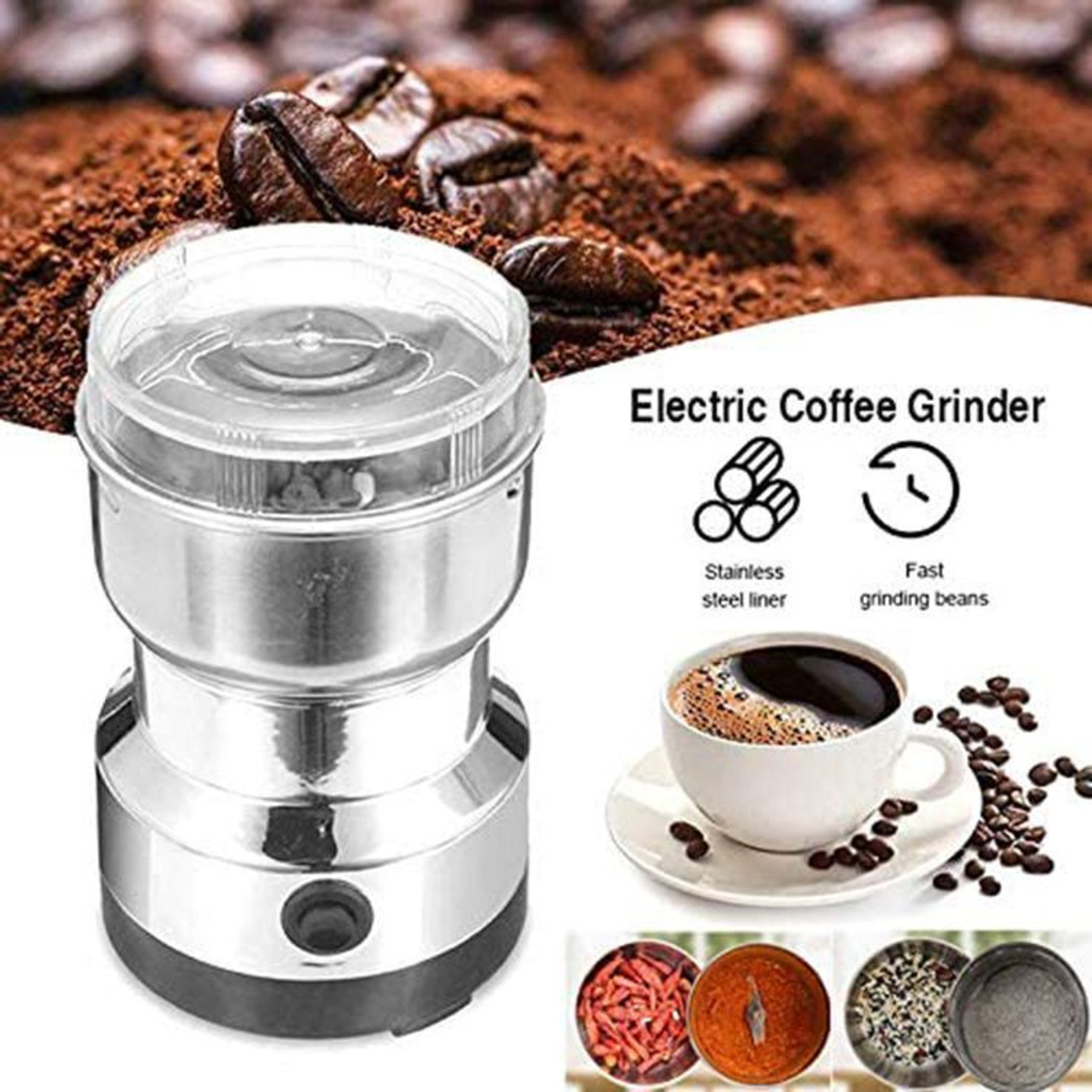 Image of Elvara creations Household Grinder W300 Juicer Mixer Grinder gr04 300 W Juicer Mixer Grinder