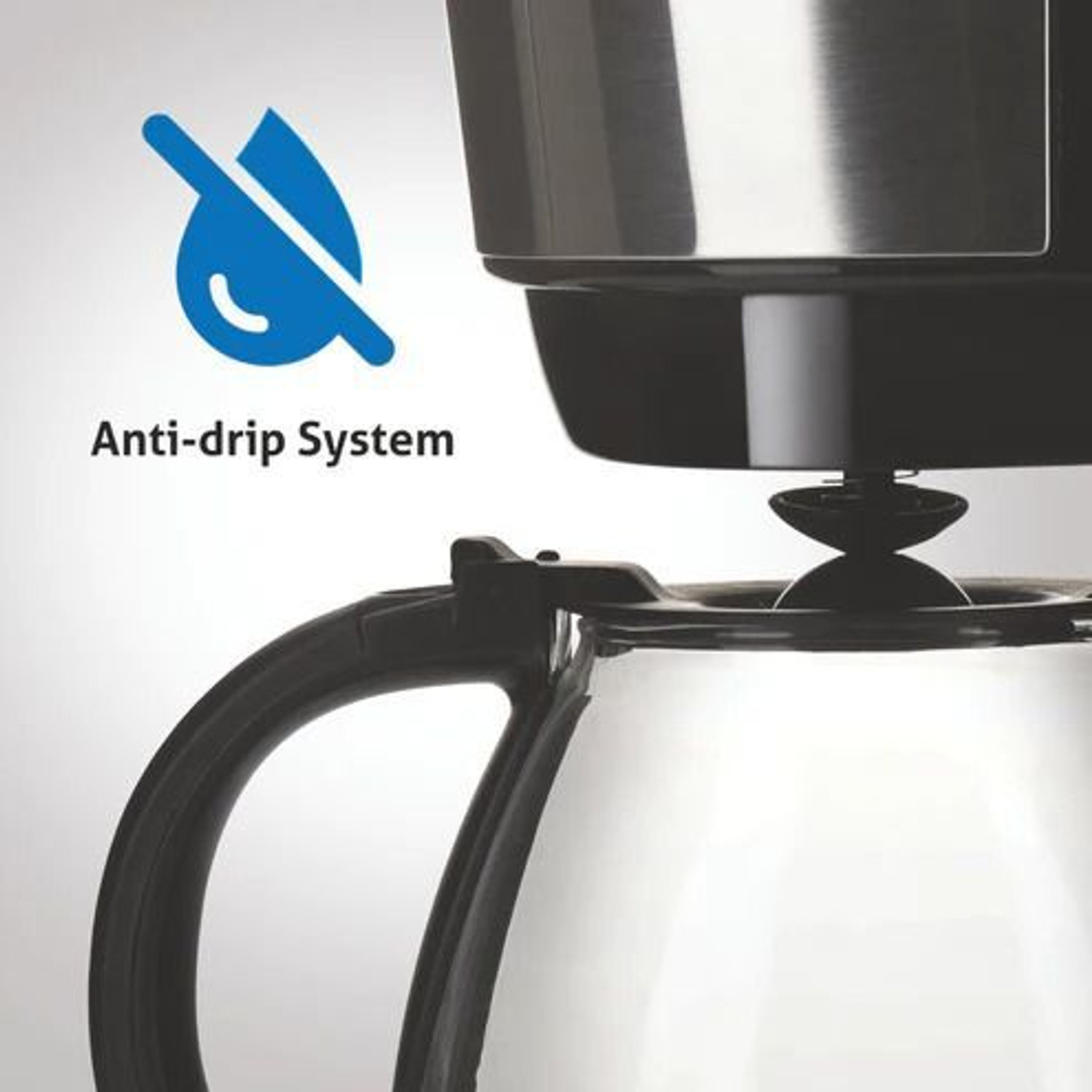 Image of Glen SA9052CMNEW Coffee Brewer Machine for Home & Office 750 ML | Anti-drip system 600 W | Made of ABS Plastic 6 Cups Coffee Maker