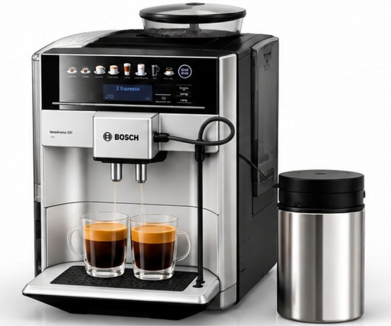 Image of BOSCH Series 2 Fully Automatic Coffee Machine 2 Cups Coffee Maker (Black)