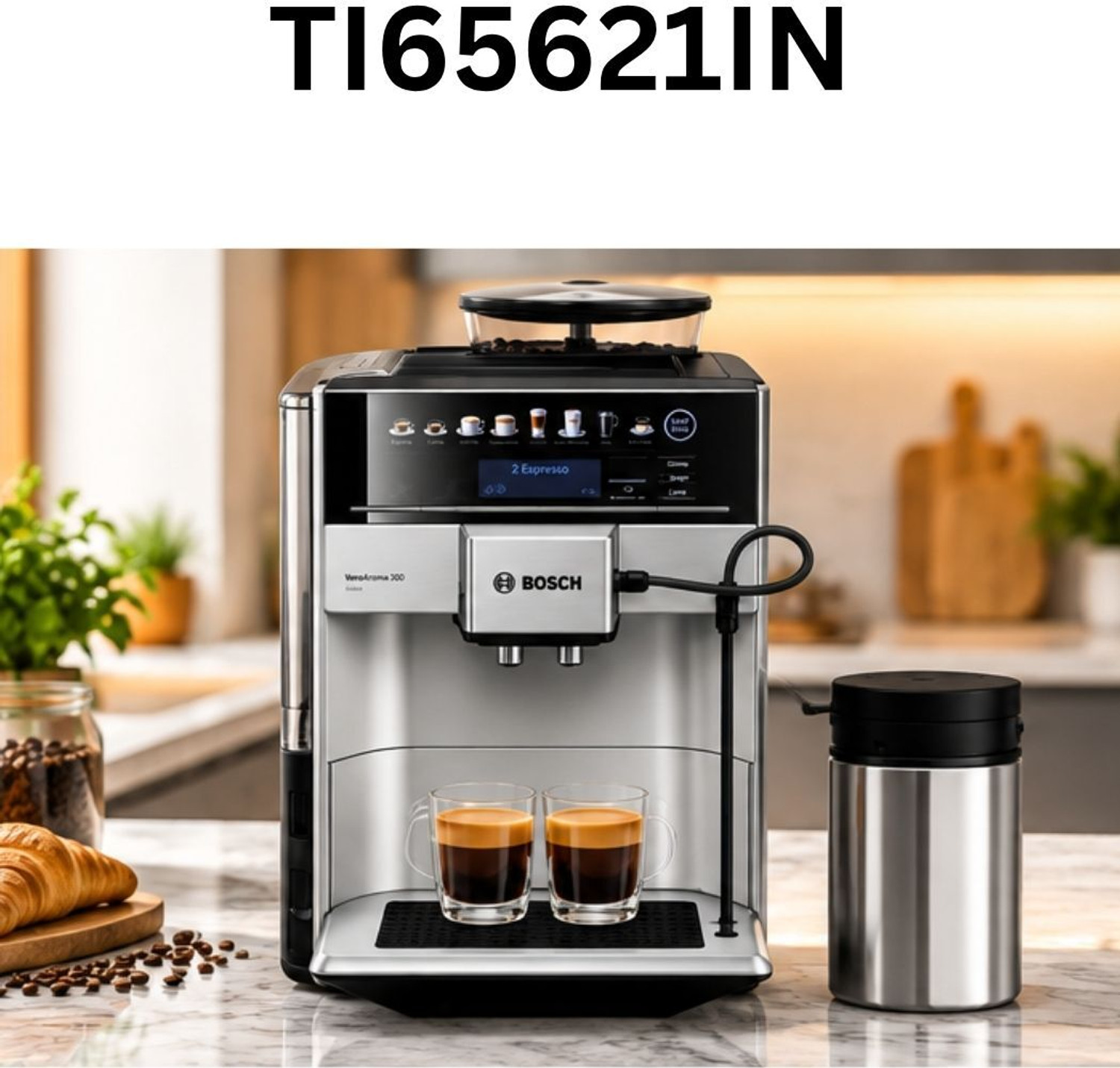 Image of BOSCH Series 2 Fully Automatic Coffee Machine 2 Cups Coffee Maker (Black)