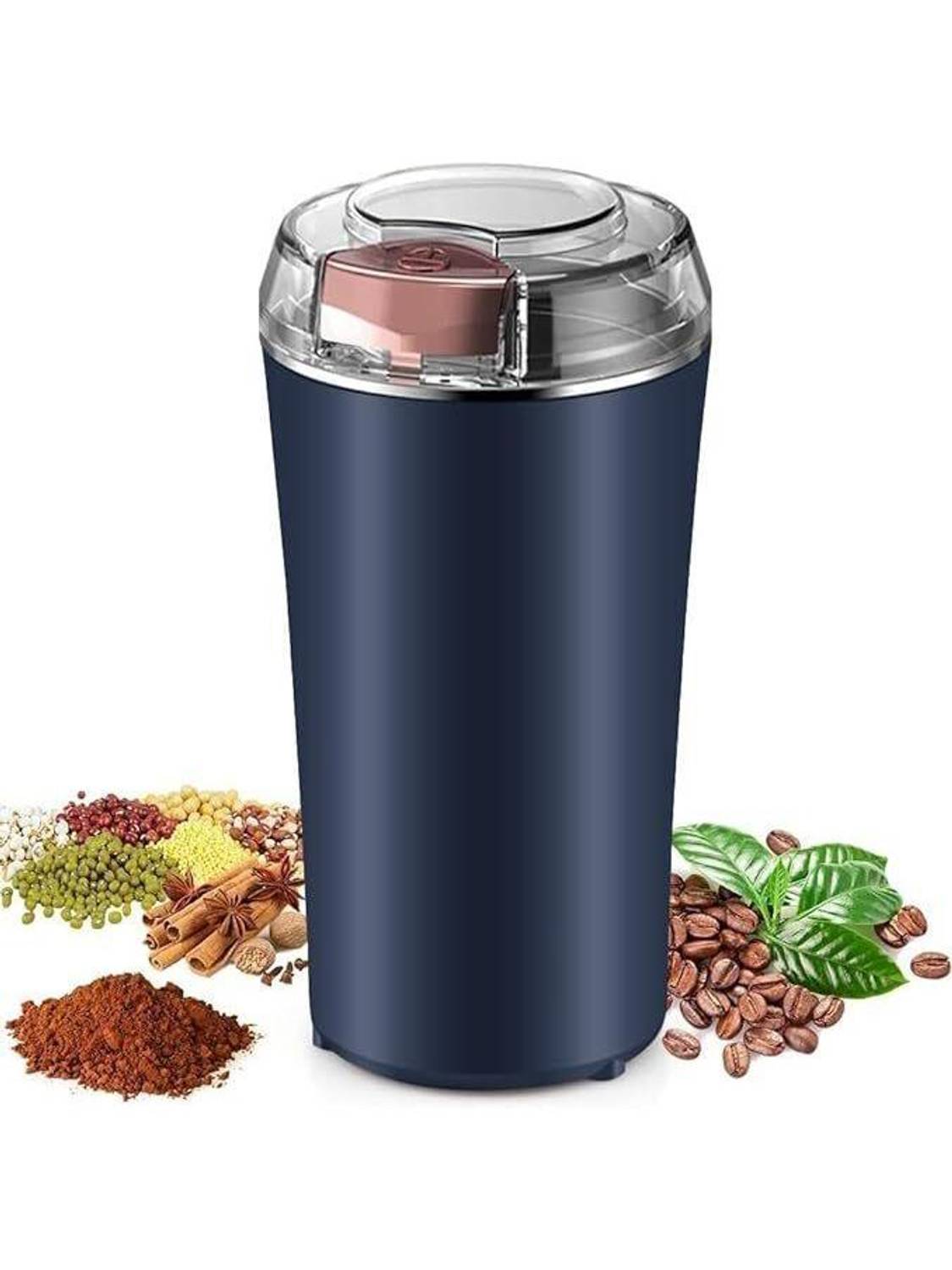 ALICE Multi-Functional Electric Stainless Steel Herbs Spices Nuts Grain Grinder 25 Cups Coffee Maker