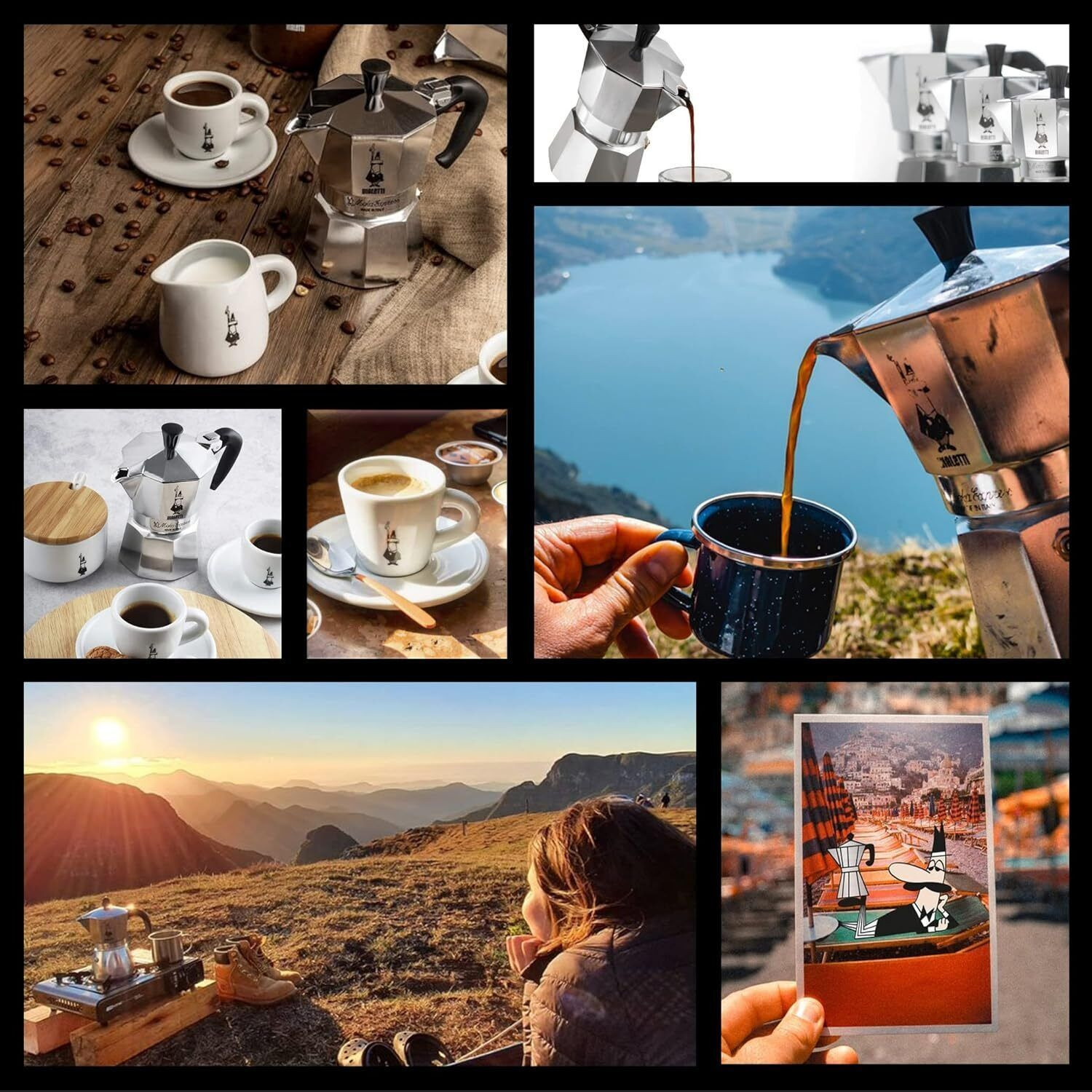 Image of Bialetti Italian Made Moka Stovetop Espresso Maker Personal Coffee Maker