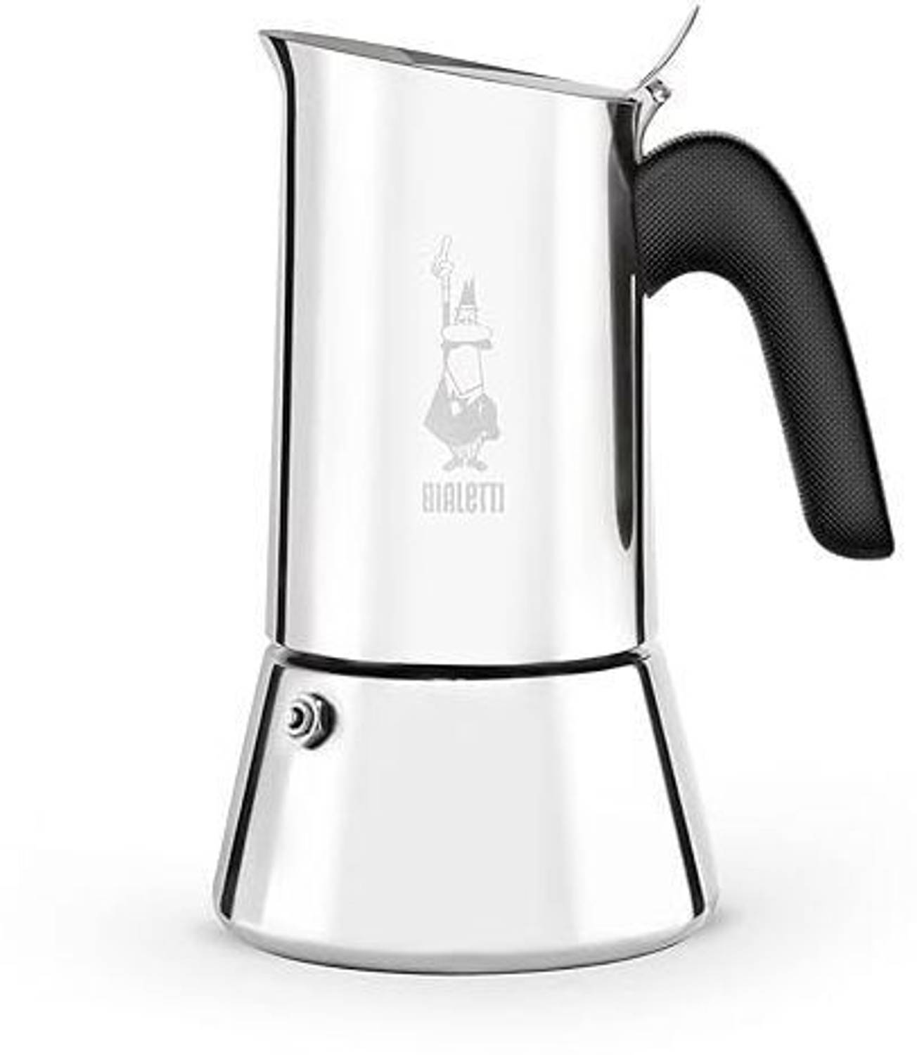 Bialetti New Venus Induction Moka pot, 18/10 steel; Suitable for