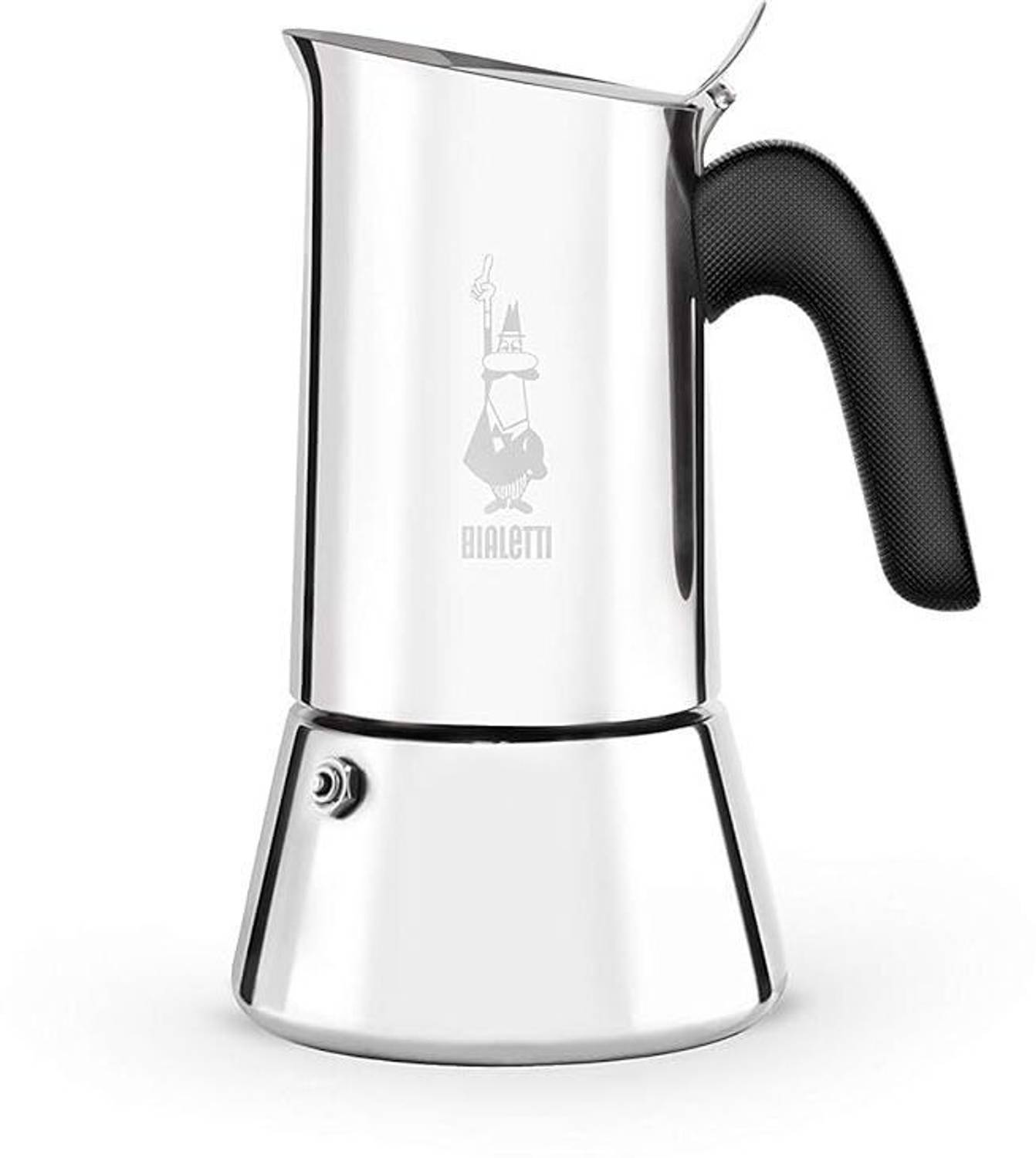 Bialetti New Venus Induction Moka pot, 18/10 steel; Suitable for