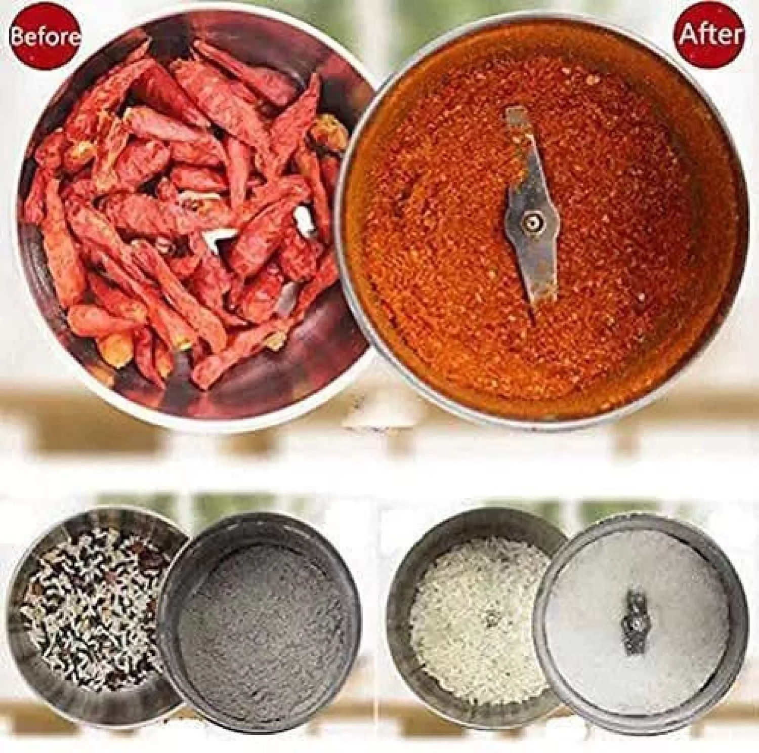 Image of Elvara creations Household Grinder W300 Juicer Mixer Grinder gr277 300 W Juicer Mixer Grinder